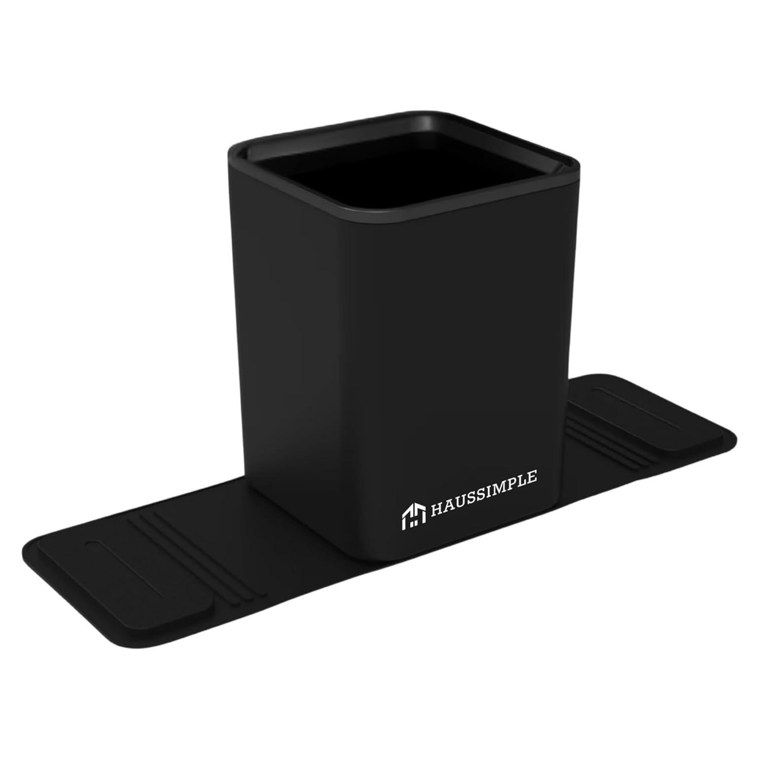 Basurero para Autos Haussimple Mediano Negro a Prueba de Fugas