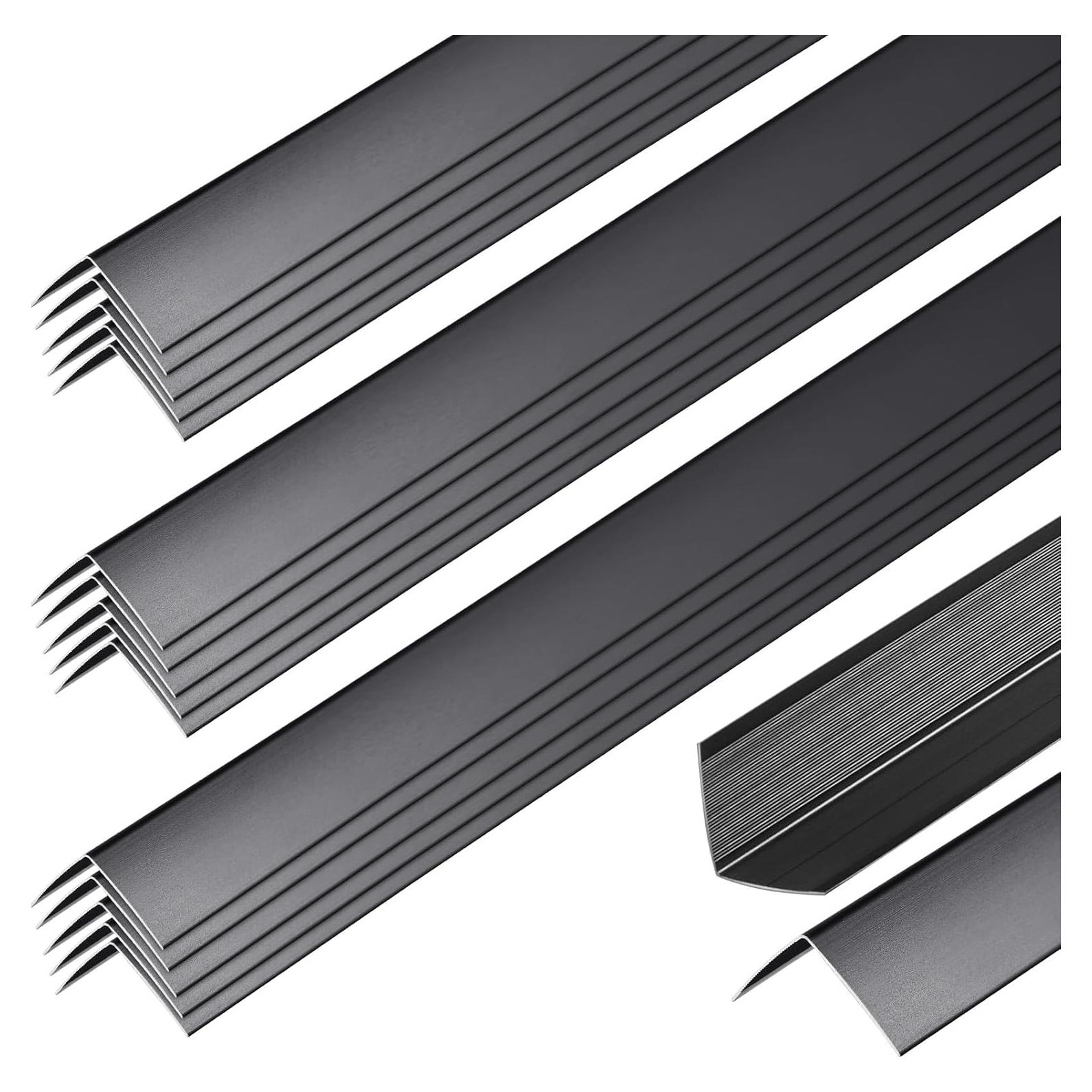 Protectores de Esquinas de Metal Therwen 30 Pcs 122 cm Negro