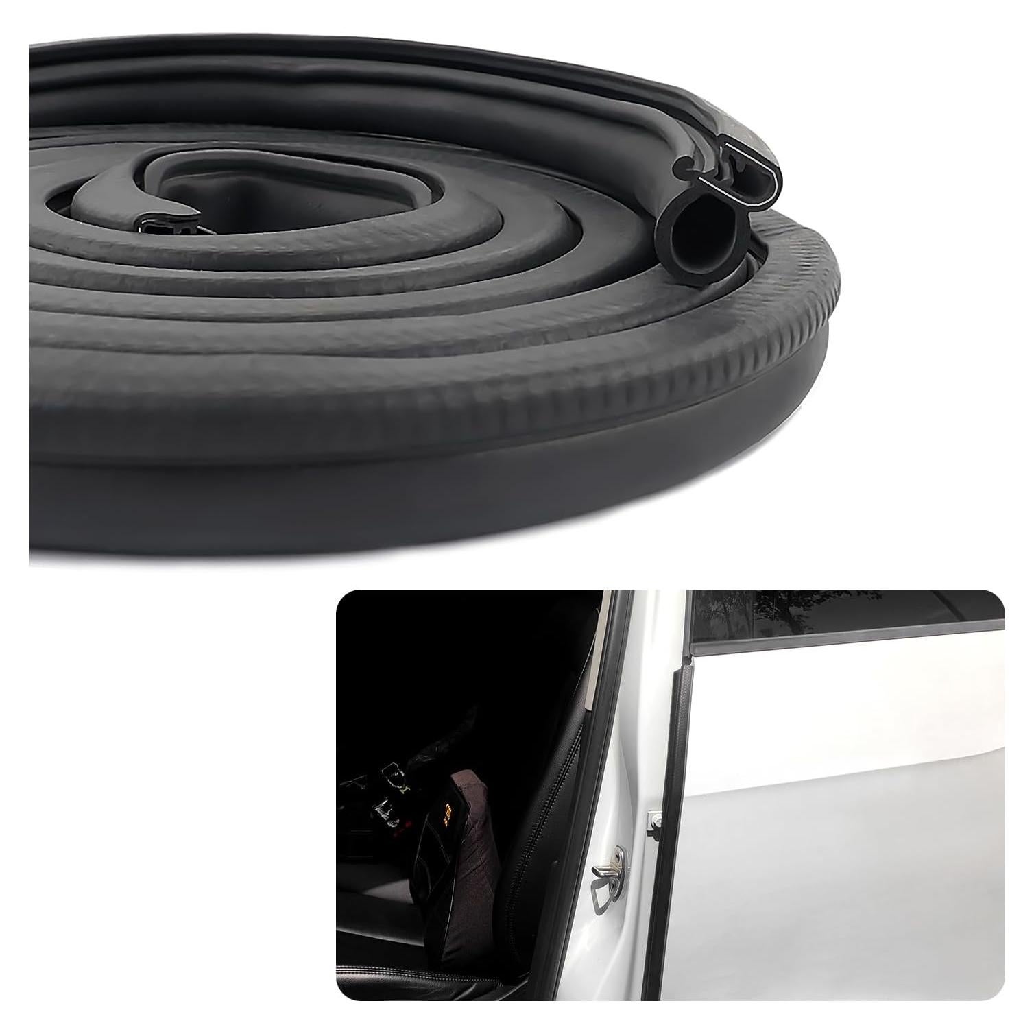 Tira de Sellado Automotriz SSNNUU 3.05m Goma y Metal