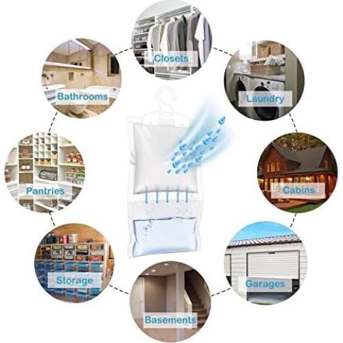 Paquete de 6 Deshumidificadores ZSZMFH con Carbón Activado 220g