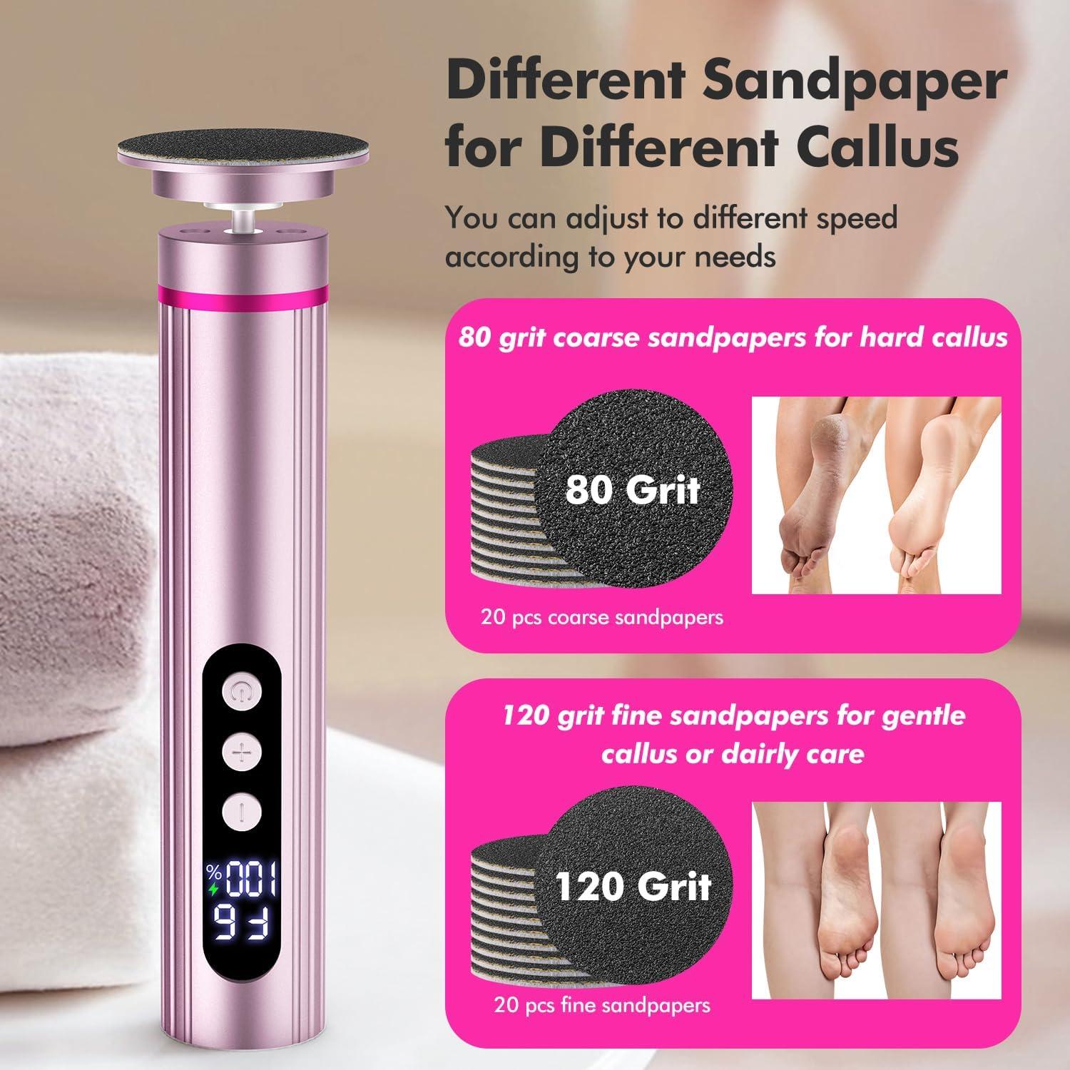 60 Discos de Lija Reemplazables BevinMugford 80/120 Granos