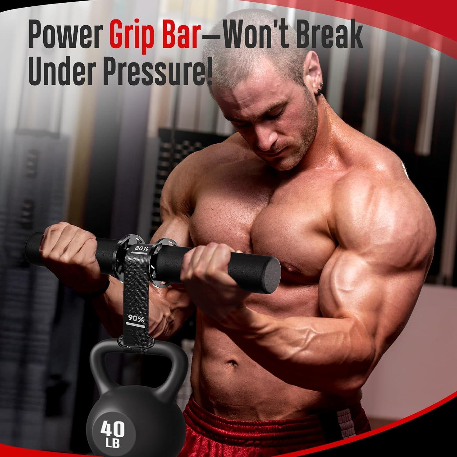 Entrenador de Fuerza de Antebrazo FitBeast QBXLQWJX01 Negro 99.79 kg