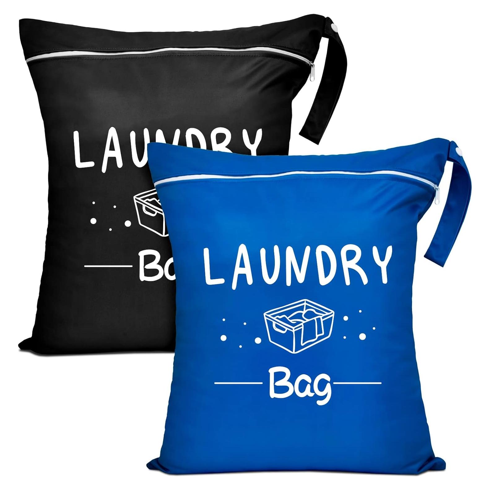 Bolsa de Lavandería Grande Sylfairy 2 Pcs Impermeable 38x48 cm