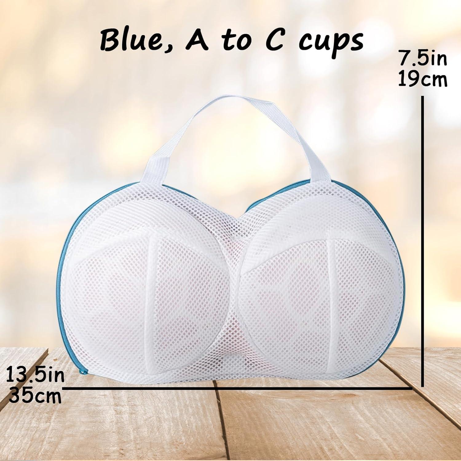 Juego de 3 Bolsas de Lavado de Sujetadores Werduoland Azul