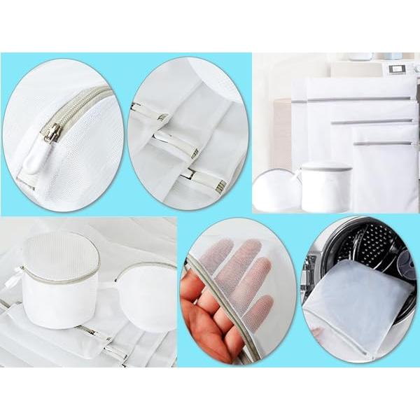 Paquete de 7 bolsas de lavandería NKYJSJLY con cremalleras