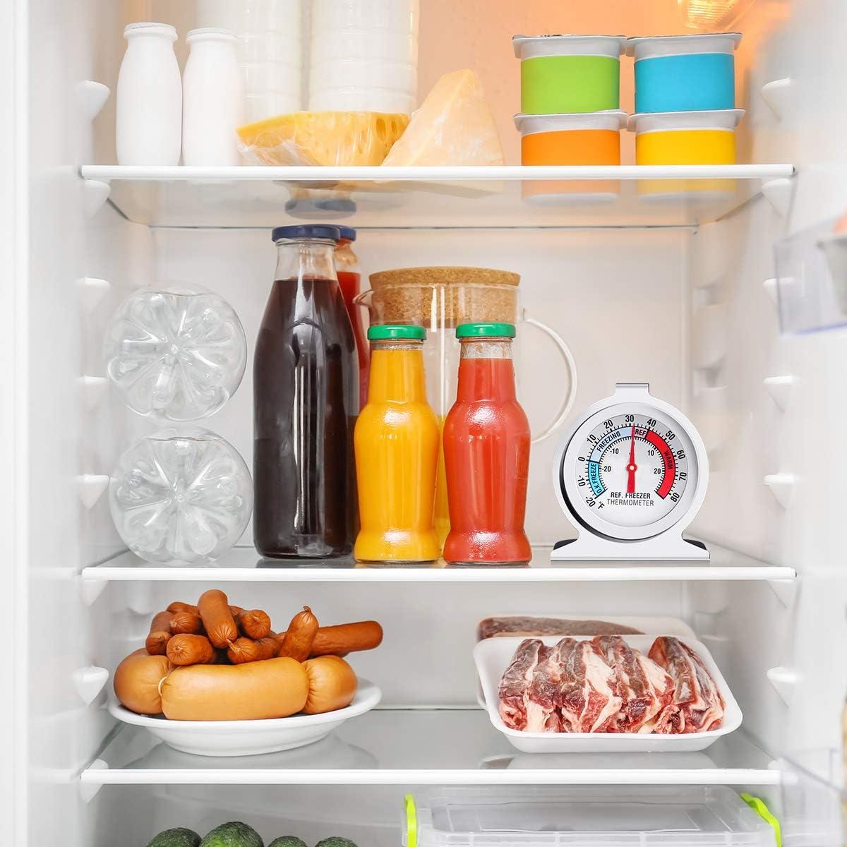 Termómetro de Refrigerador JOLLYSTYLE 3PCS Acero Inoxidable