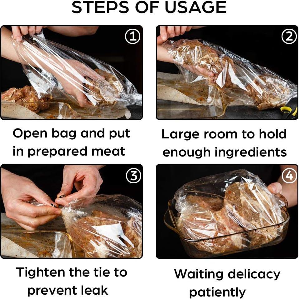 Bolsas de Cocción para Horno WRAPOK 55x60 cm Pack de 10