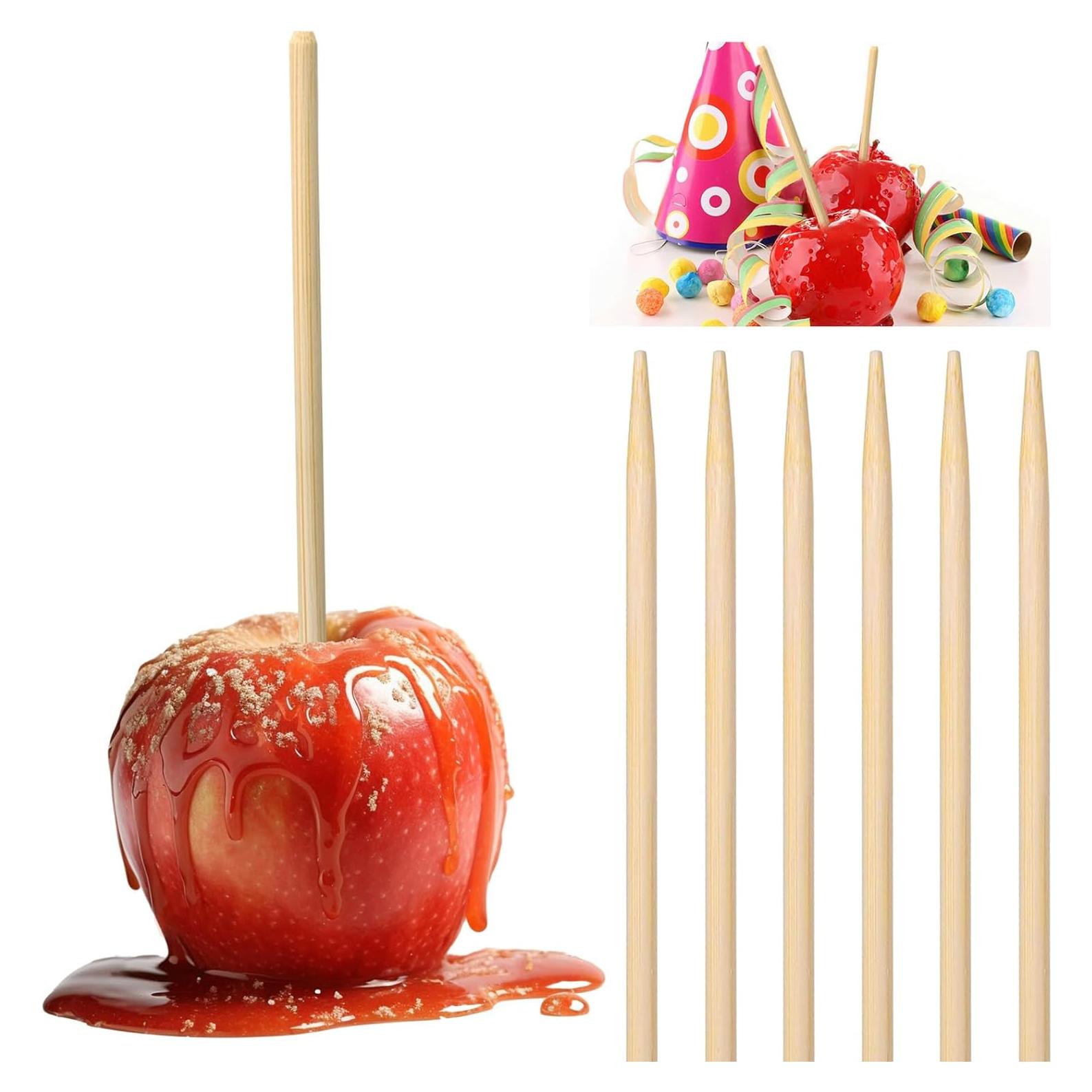 400 Palitos de Caramelo de Bambú PEOUWNES 14 cm Multiusos