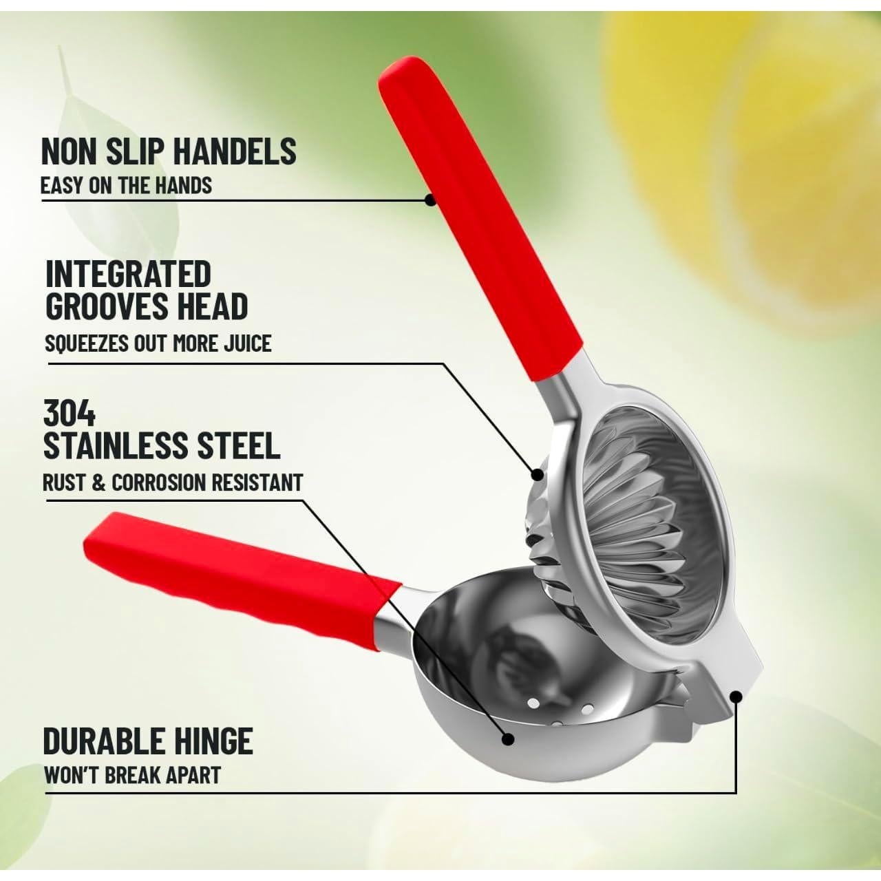 Exprimidor Manual de Cítricos Tuiswo Acero Inoxidable 0.5L