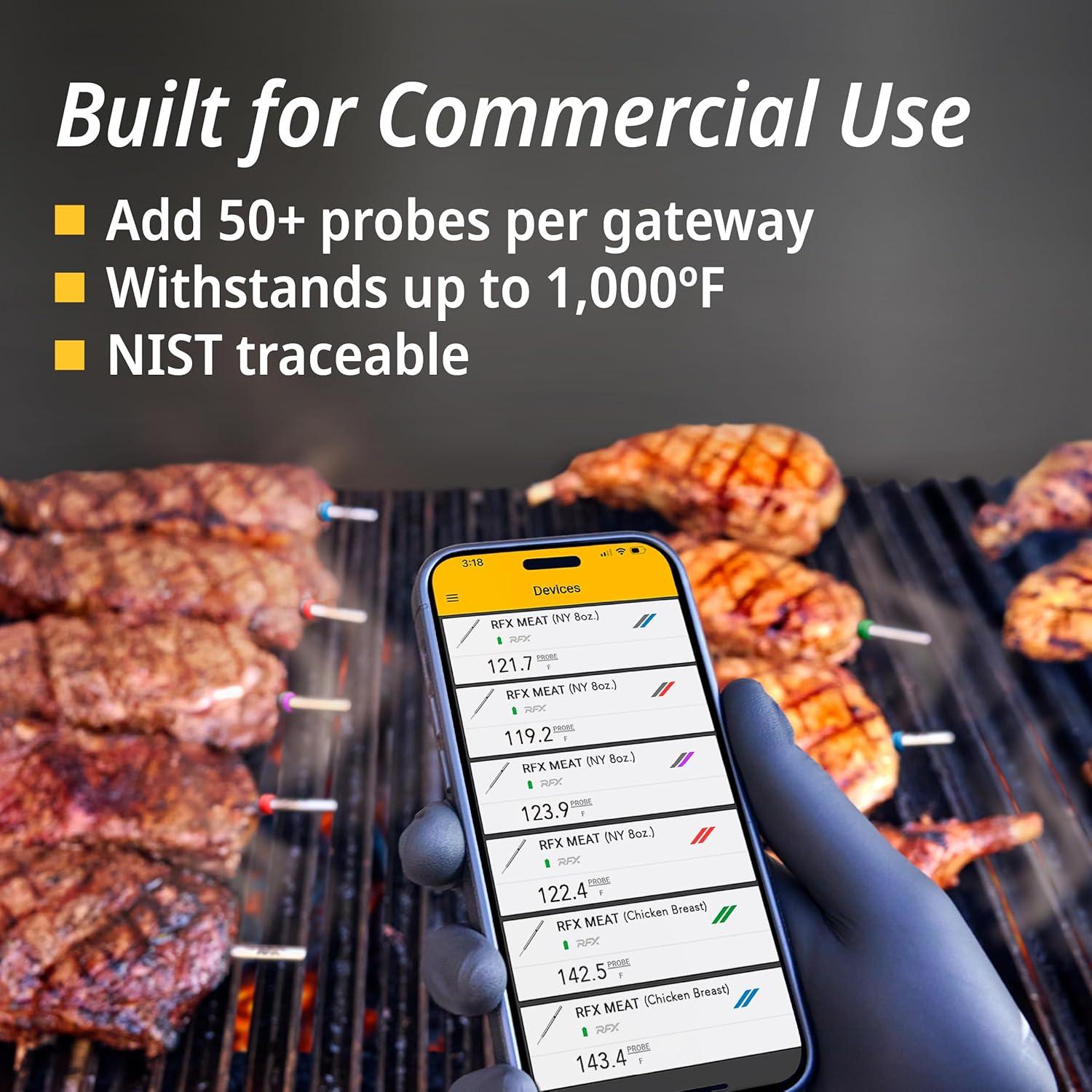 Termómetro de Carne Inalámbrico ThermoWorks RFX - Kit 1 Sonda