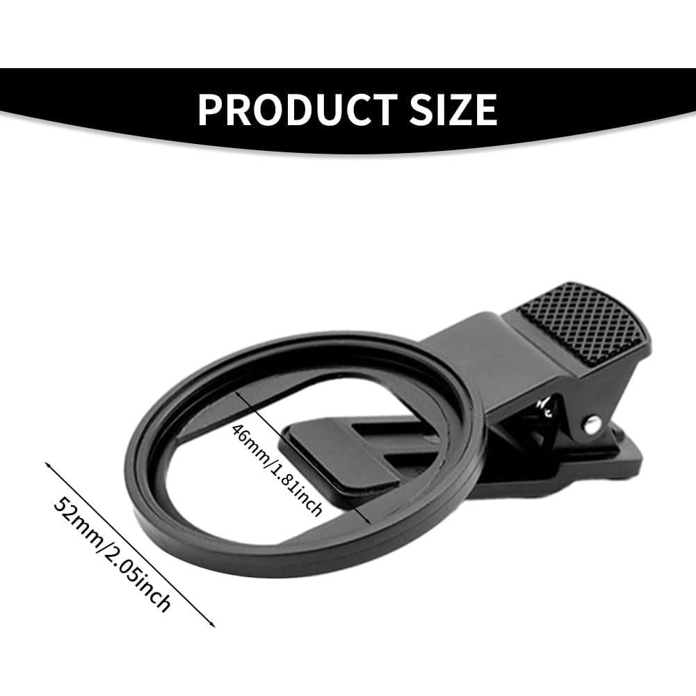 Lente de Cámara 3 en 1 EMVANV para Teléfono 52mm - Macro, CPL, Estrella