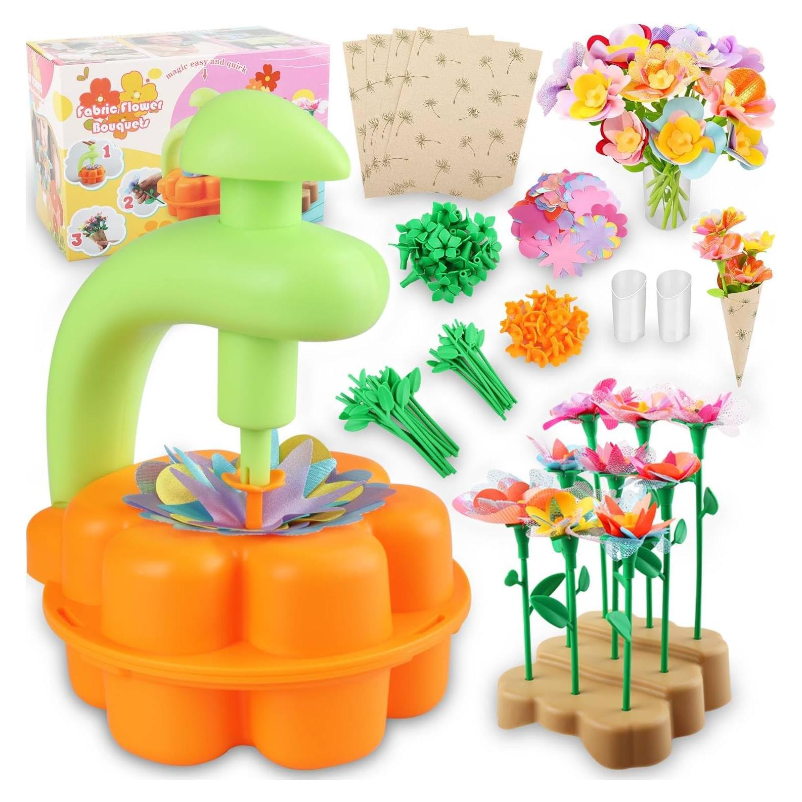 Kit de Manualidades DIY YUOIOYU - Ramo de Flores de Tela para Niños