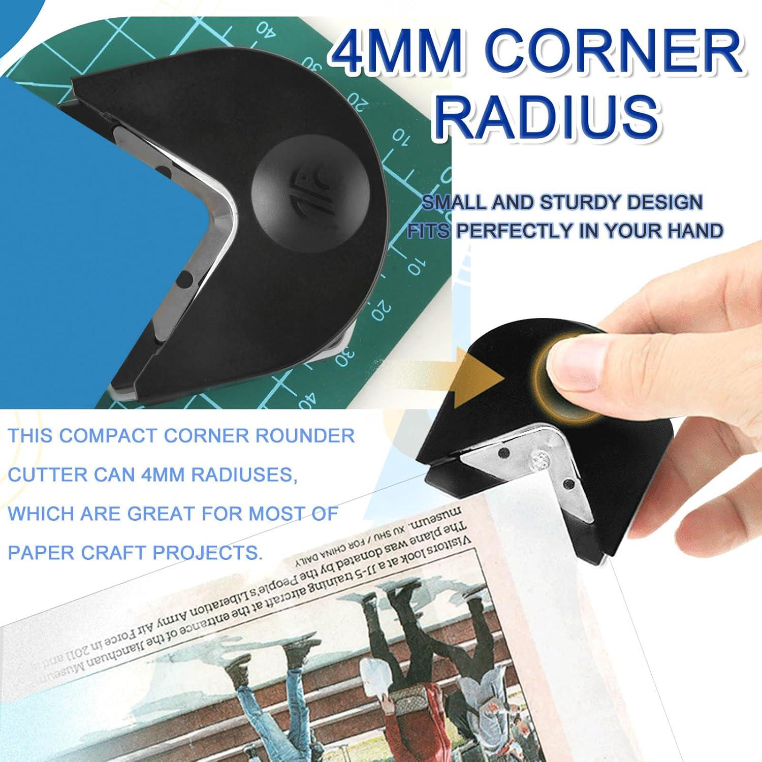 Cortador de Esquinas de Papel JONMON 4mm para Manualidades