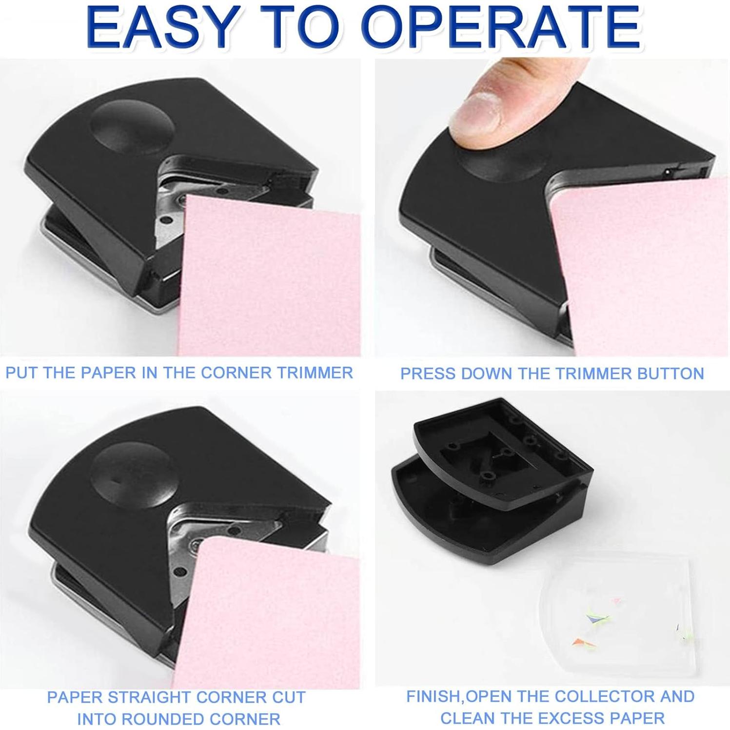 Cortador de Esquinas de Papel JONMON 4mm para Manualidades