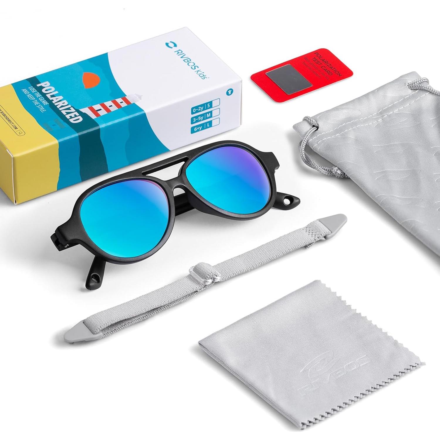 Gafas de sol RIVBOS Baby Wrap Polarizadas UV400 para Bebés