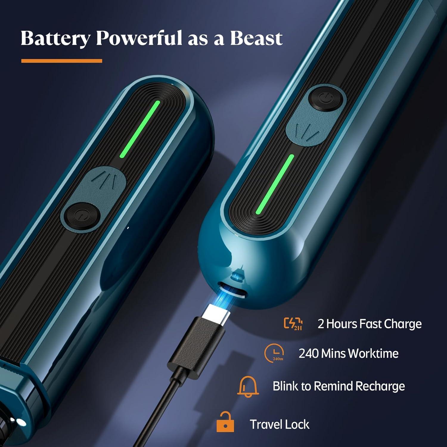 Cortauñas para Perros YABIFE con 4 Luces y 3 Velocidades