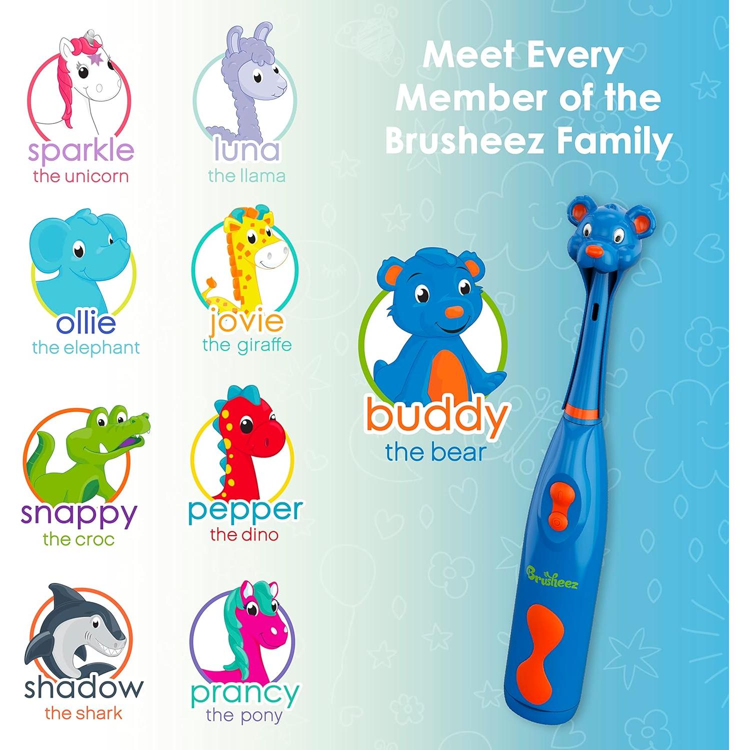 Cepillo de Dientes Eléctrico Brusheez Buddy Bear 3+ con Temporizador