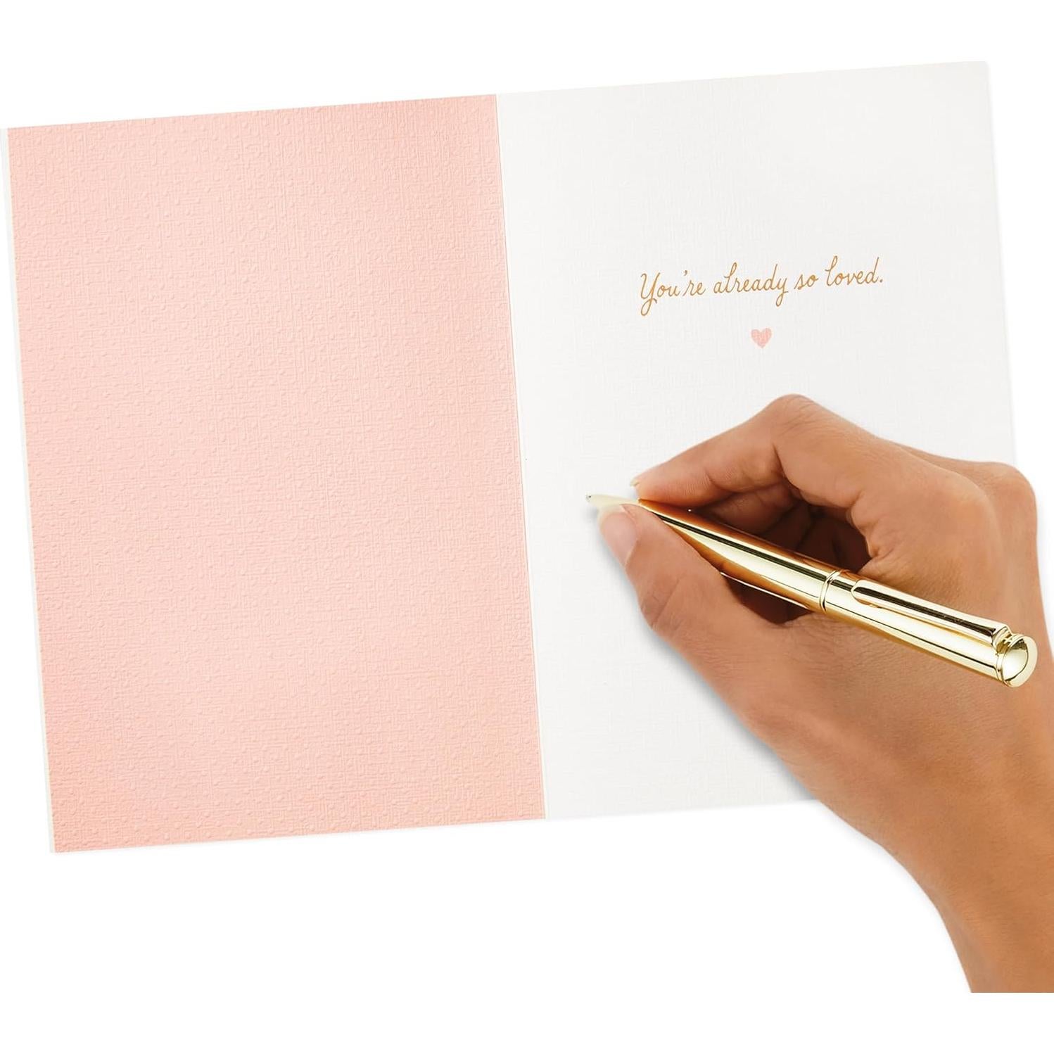 Tarjeta de Baby Shower Hallmark para Niña con Globos 12.7x18.3cm