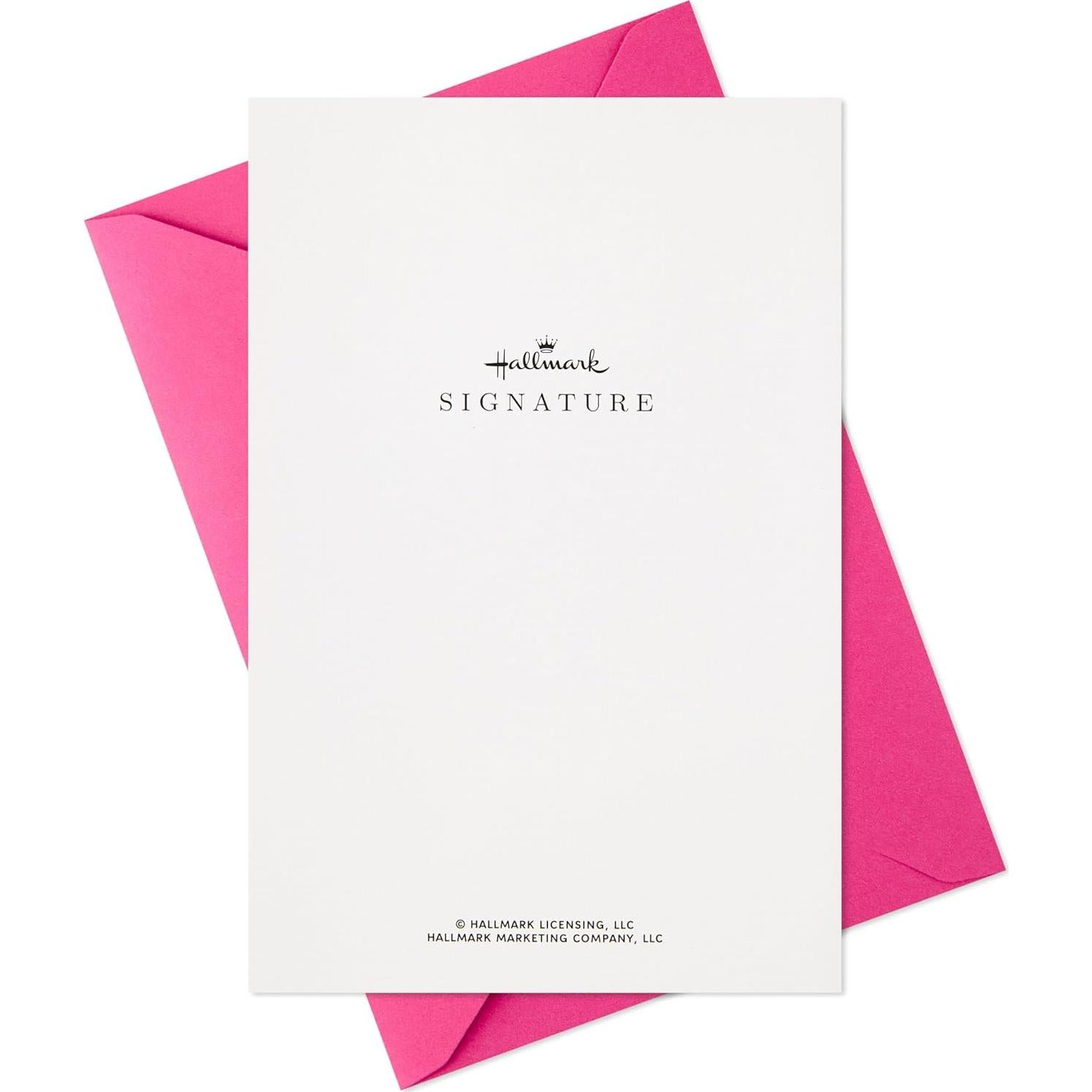 Tarjeta de Baby Shower Hallmark para Niña con Globos 12.7x18.3cm