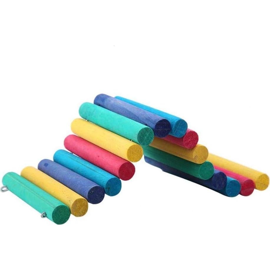 Puente de Madera Natural PIVBY 2PCS para Hámster y Mascotas