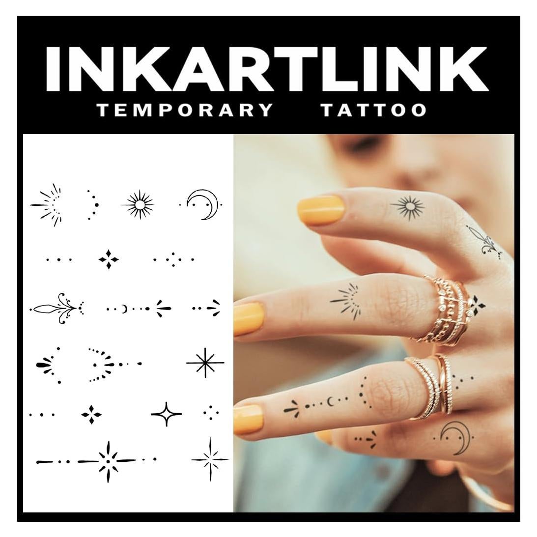 Tatuaje Semipermanente INKARTLINK 2 Hojas Diseño Adulto