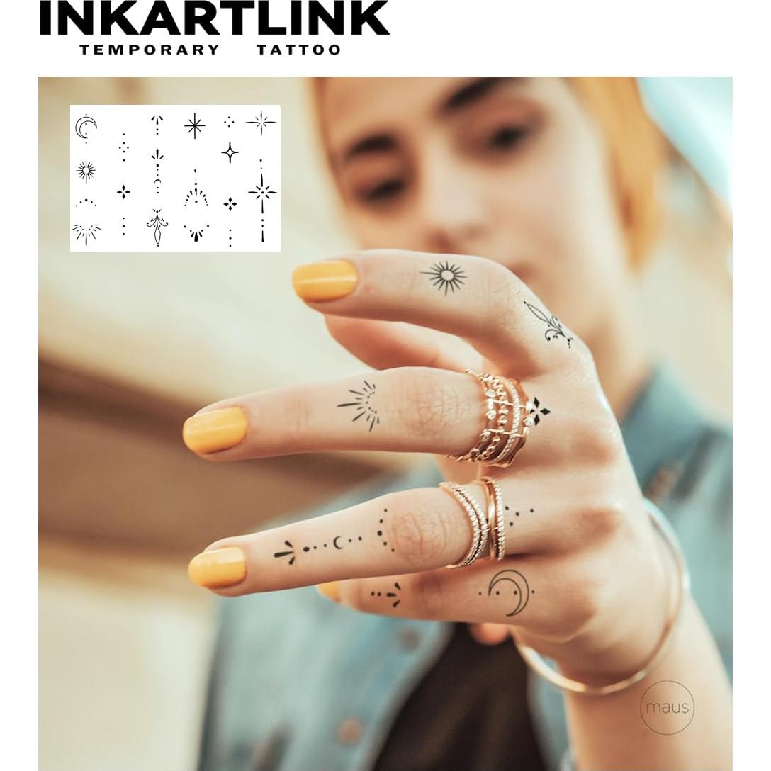 Tatuaje Semipermanente INKARTLINK 2 Hojas Diseño Adulto