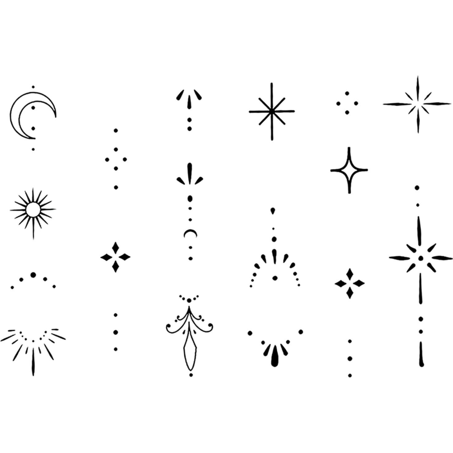 Tatuaje Semipermanente INKARTLINK 2 Hojas Diseño Adulto