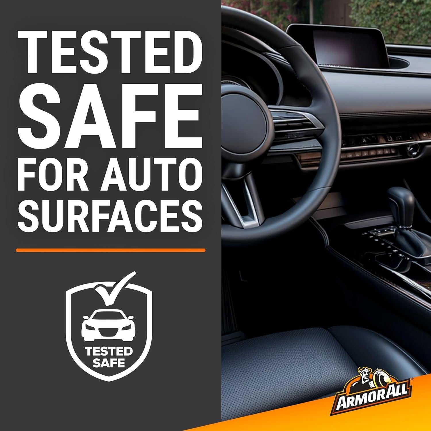 Toallitas Limpiadoras Multiusos Armor All 60 Unidades