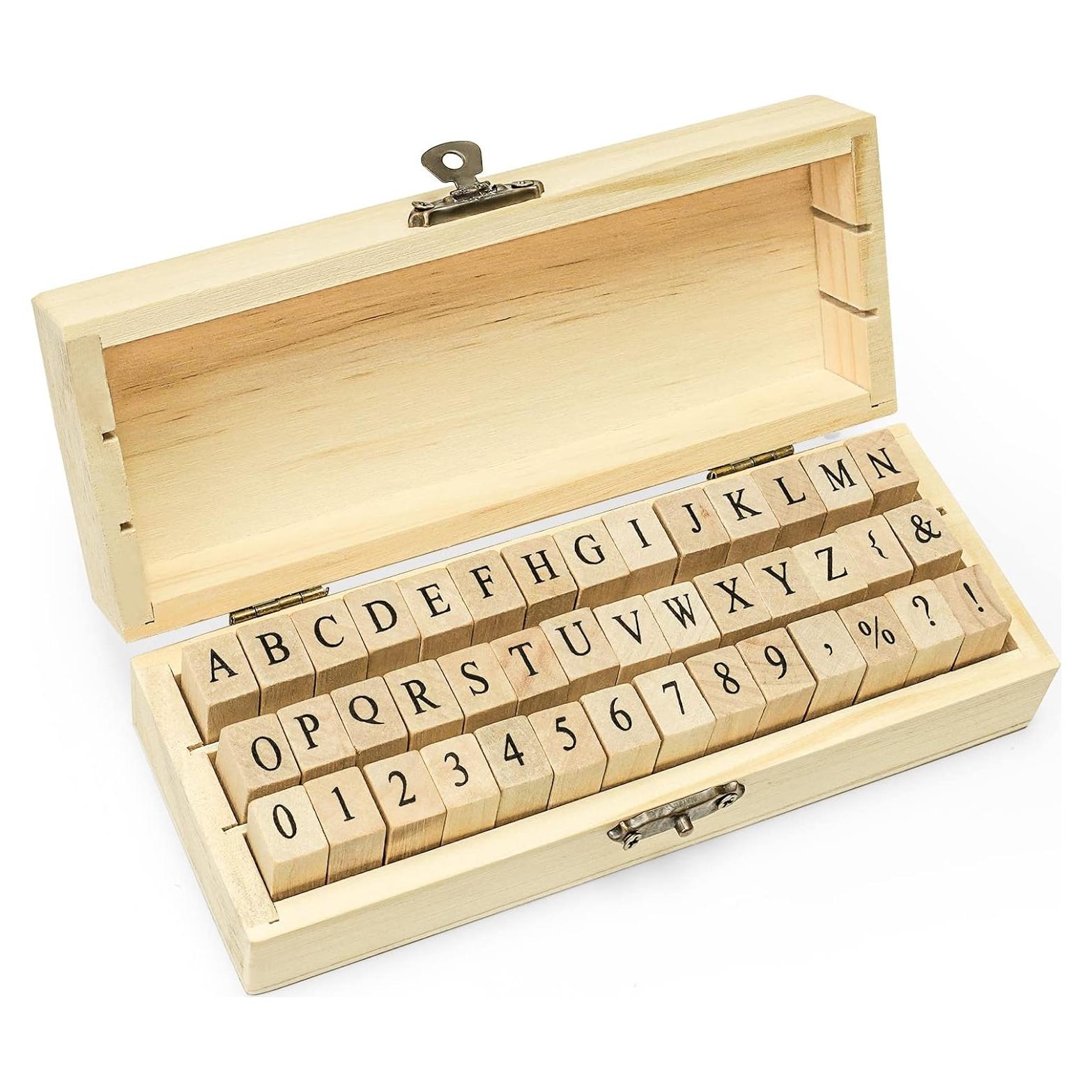 Set de Sellos de Goma Toptime 42 Piezas para Manualidades