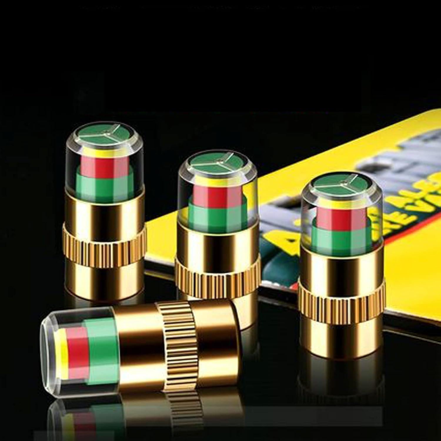 Tapones de Válvula de Presión Neumáticos Anki HappiGo 4 Pcs