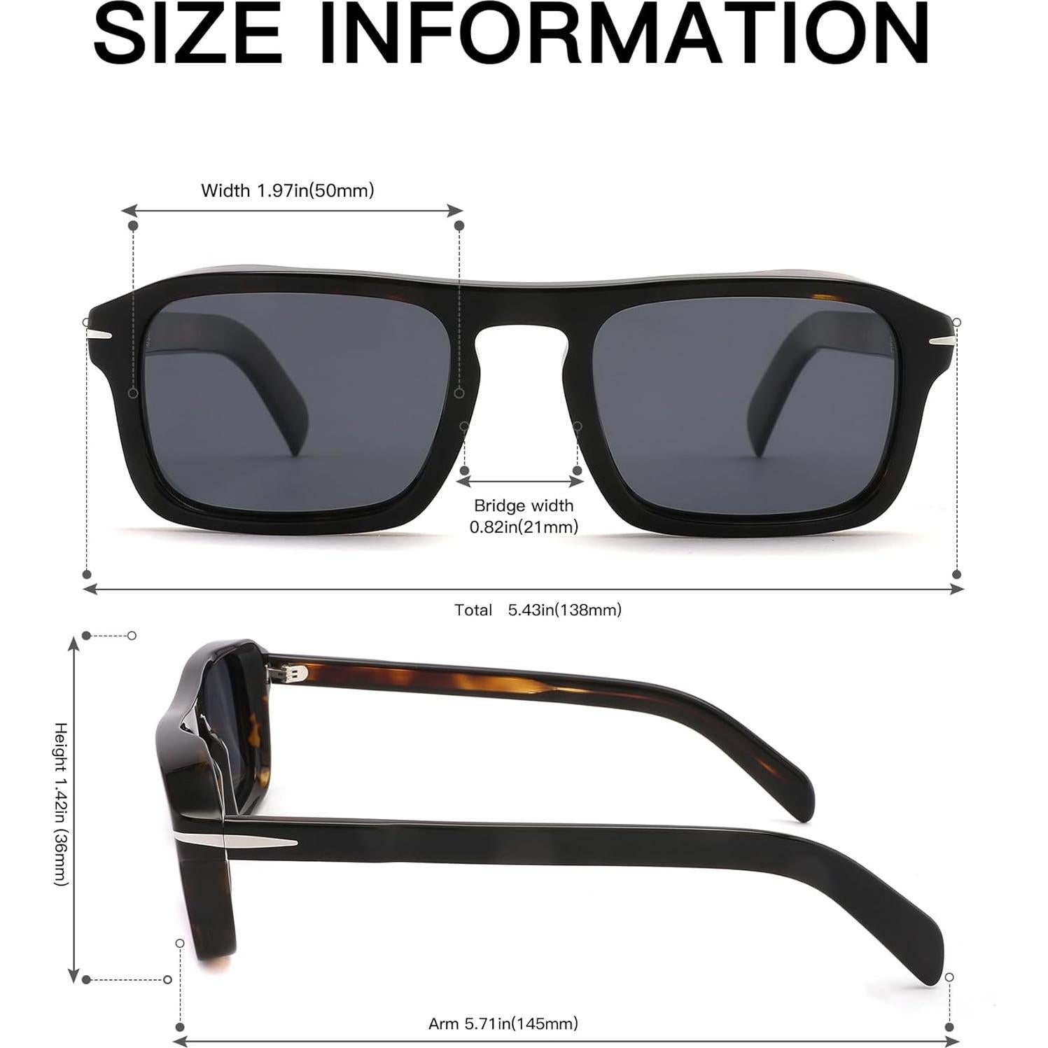 Gafas de sol polarizadas BAILILAI modelo 1404 unisex UV400