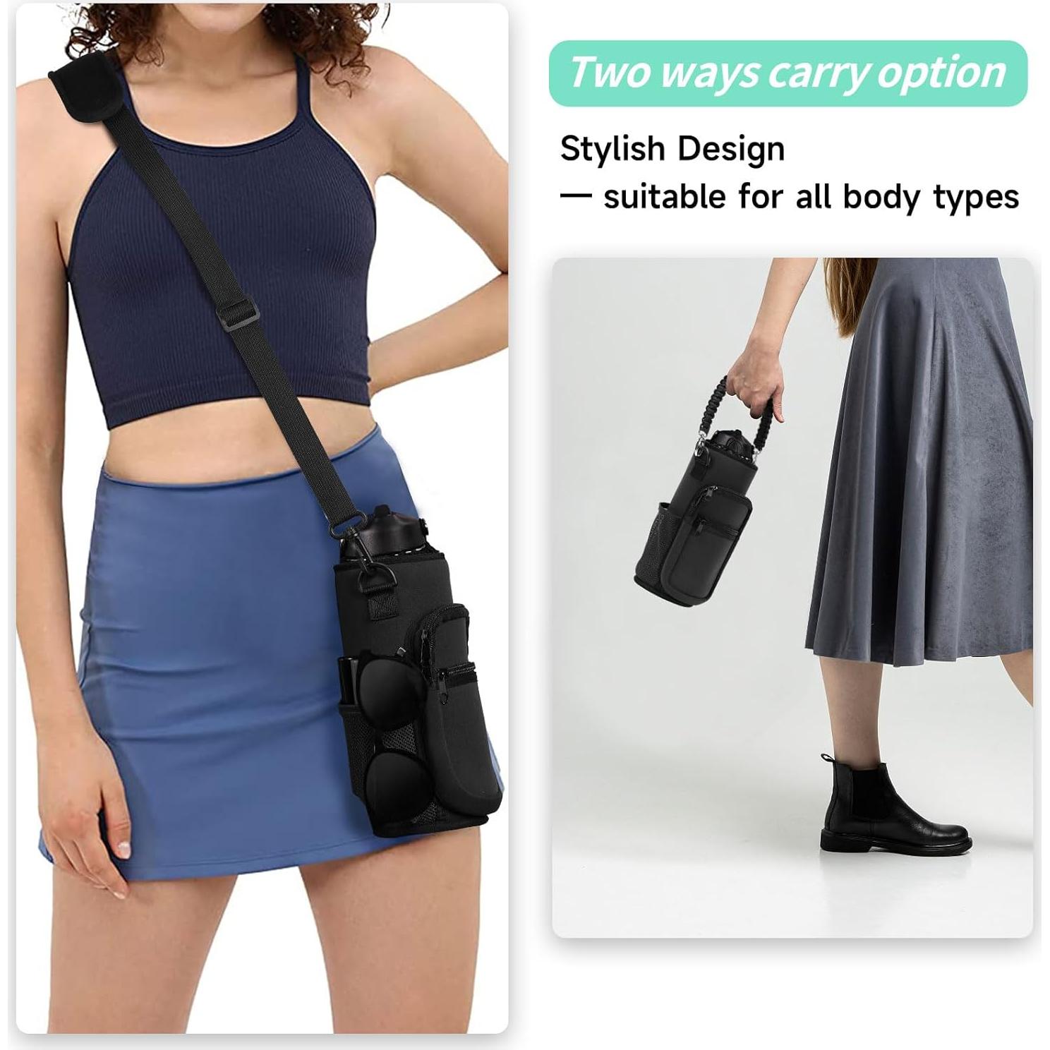 Bolsa Portabotellas de Agua AceTreker 40 oz Neopreno 4 Bolsillos