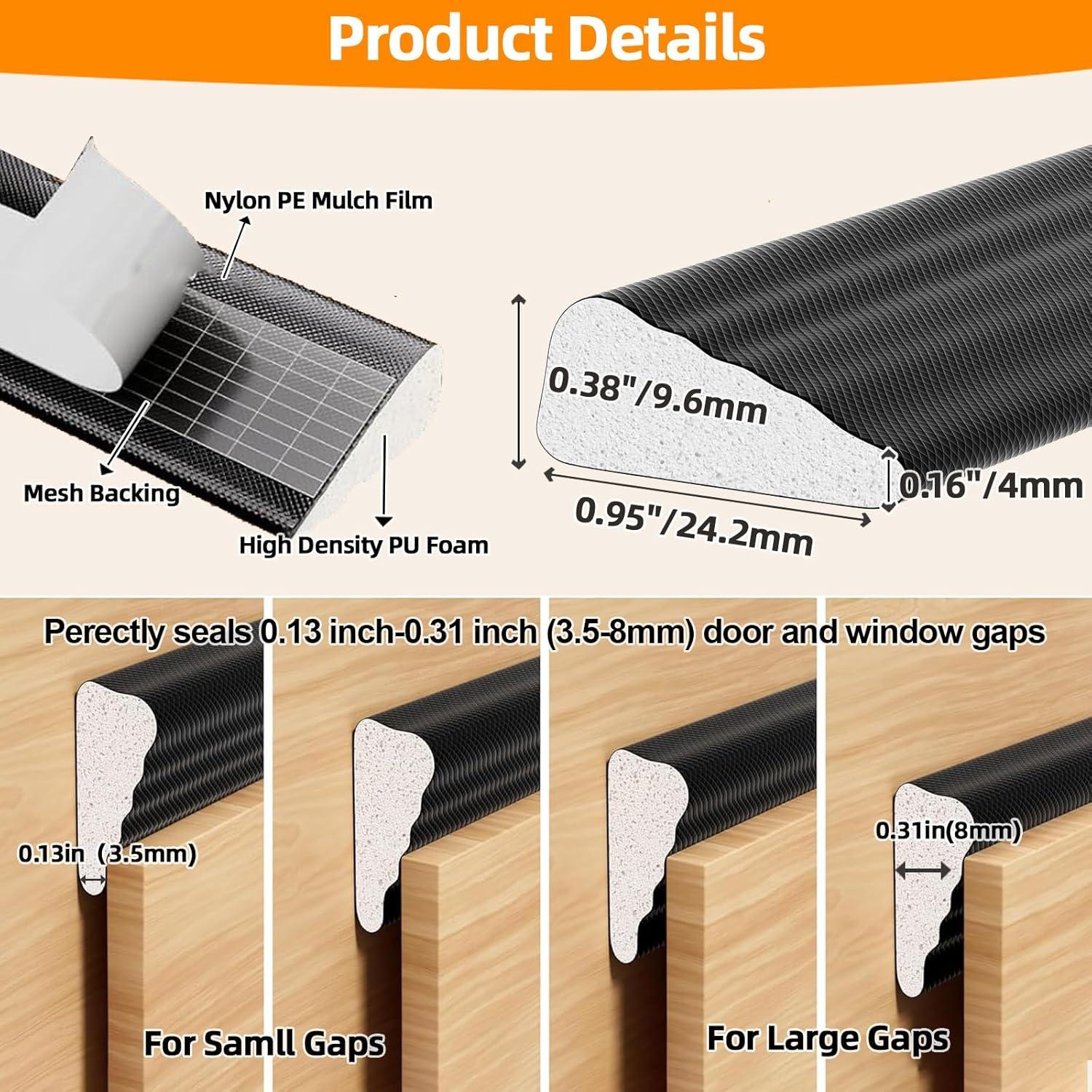 Cinta Sello Aislante Autoadhesiva Jywtleey 10 m Negro