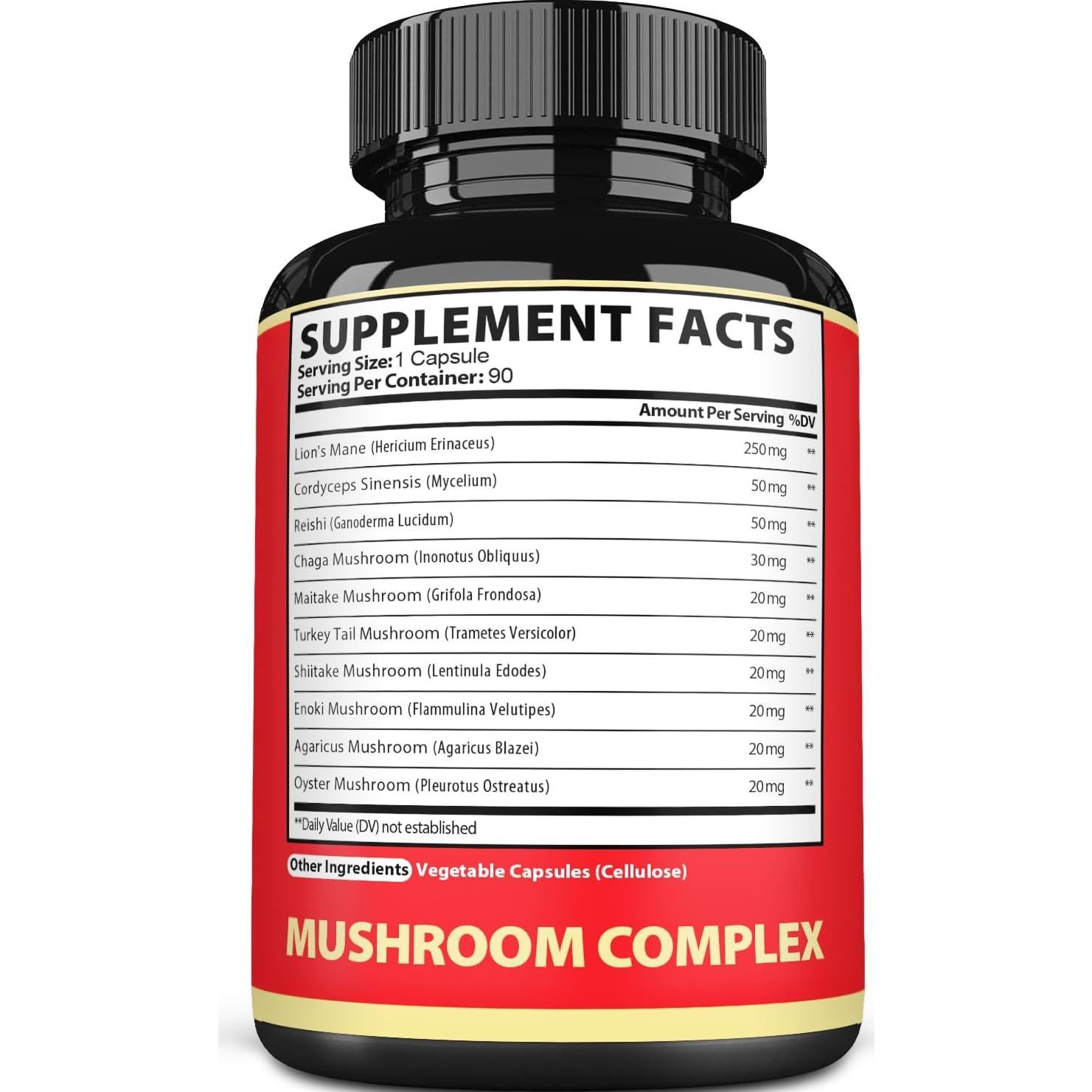 Suplemento de Hongo Satoomi 10 en 1 - Melena de León, Reishi, Chaga