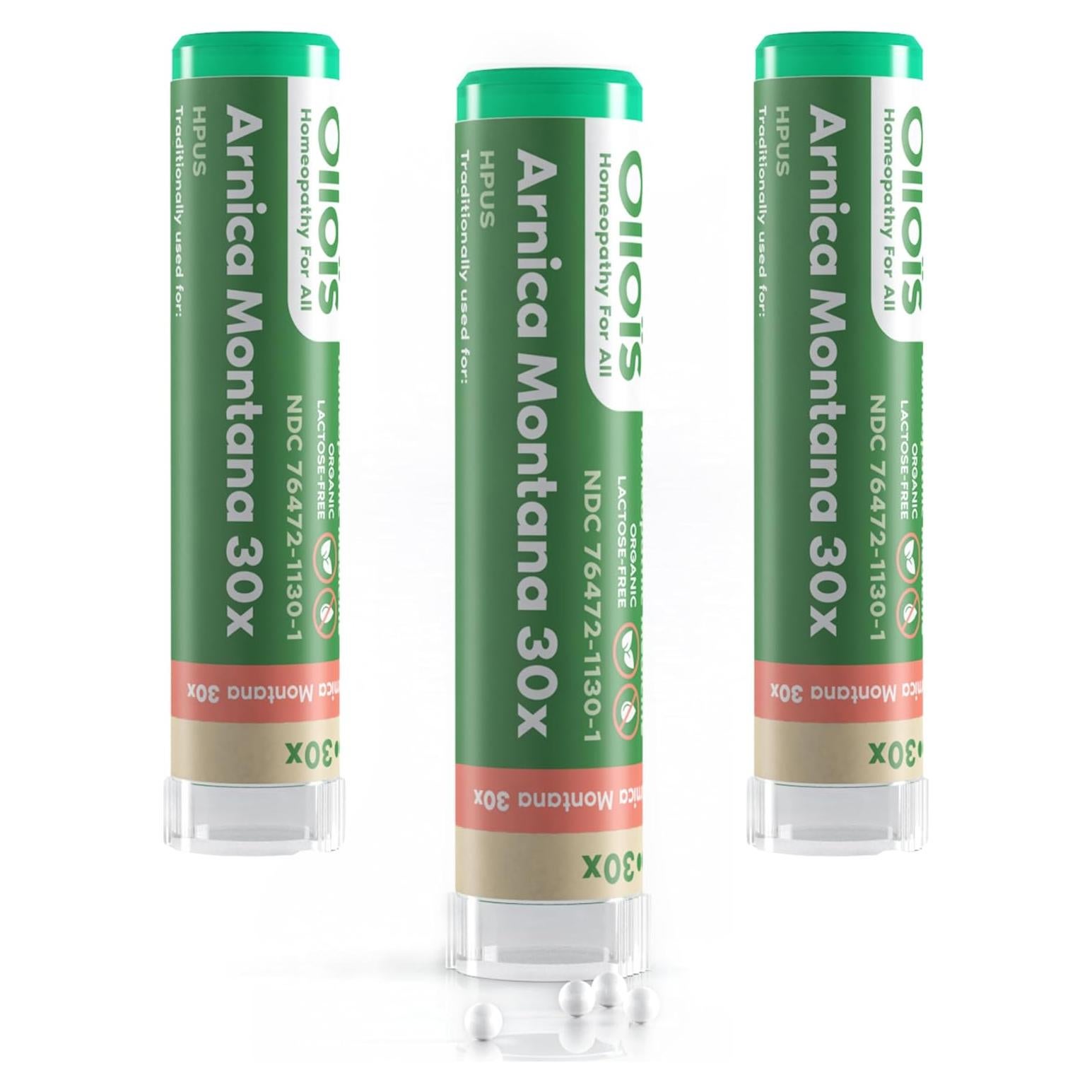 Ollois Arnica Montana 30X Orgánico Homeopático 240 Gránulos