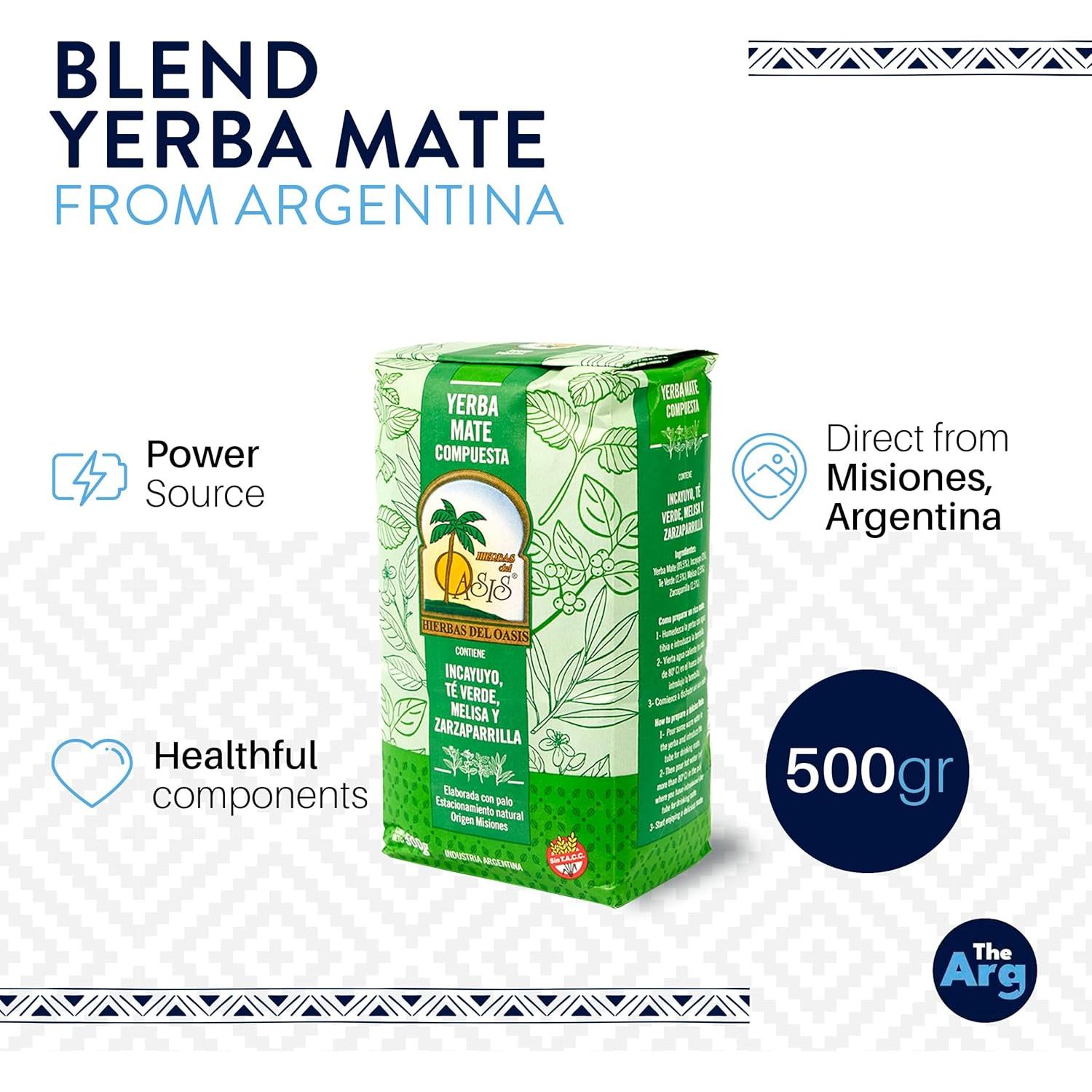 Yerba Mate Orgánica THEARG 500g - Sabor Auténtico de Argentina