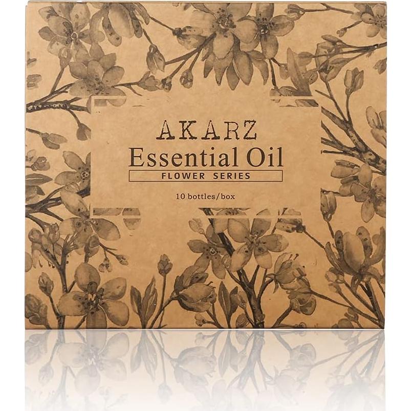 Conjunto de Aceites Esenciales AKARZ 10x10ML Aromaterapia