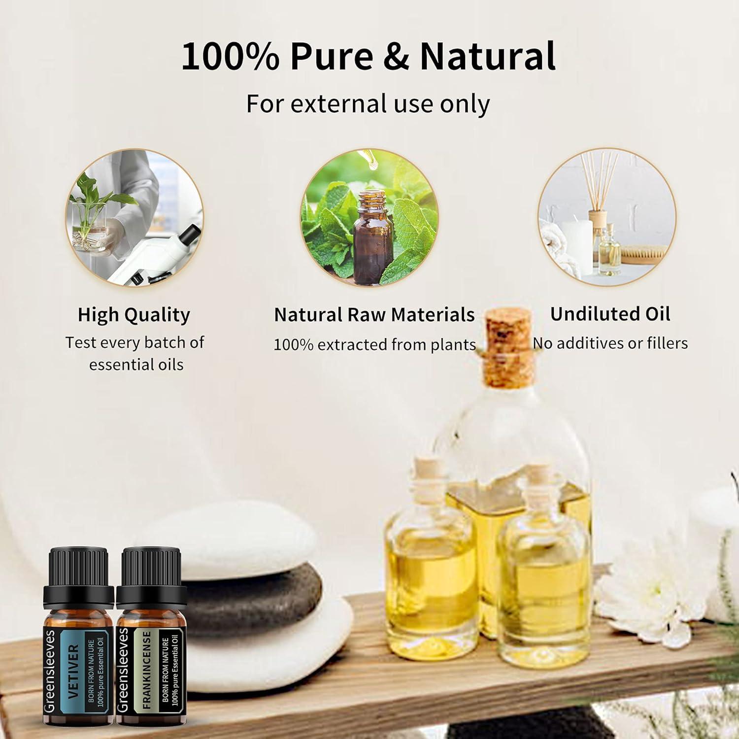 Set de Aceites Esenciales 100% Naturales GREENSLEEVES 2x10ml