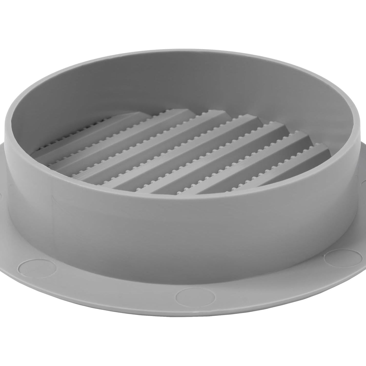 Cubierta de Ventilación Redonda 10.16 cm Gris - Vent Systems