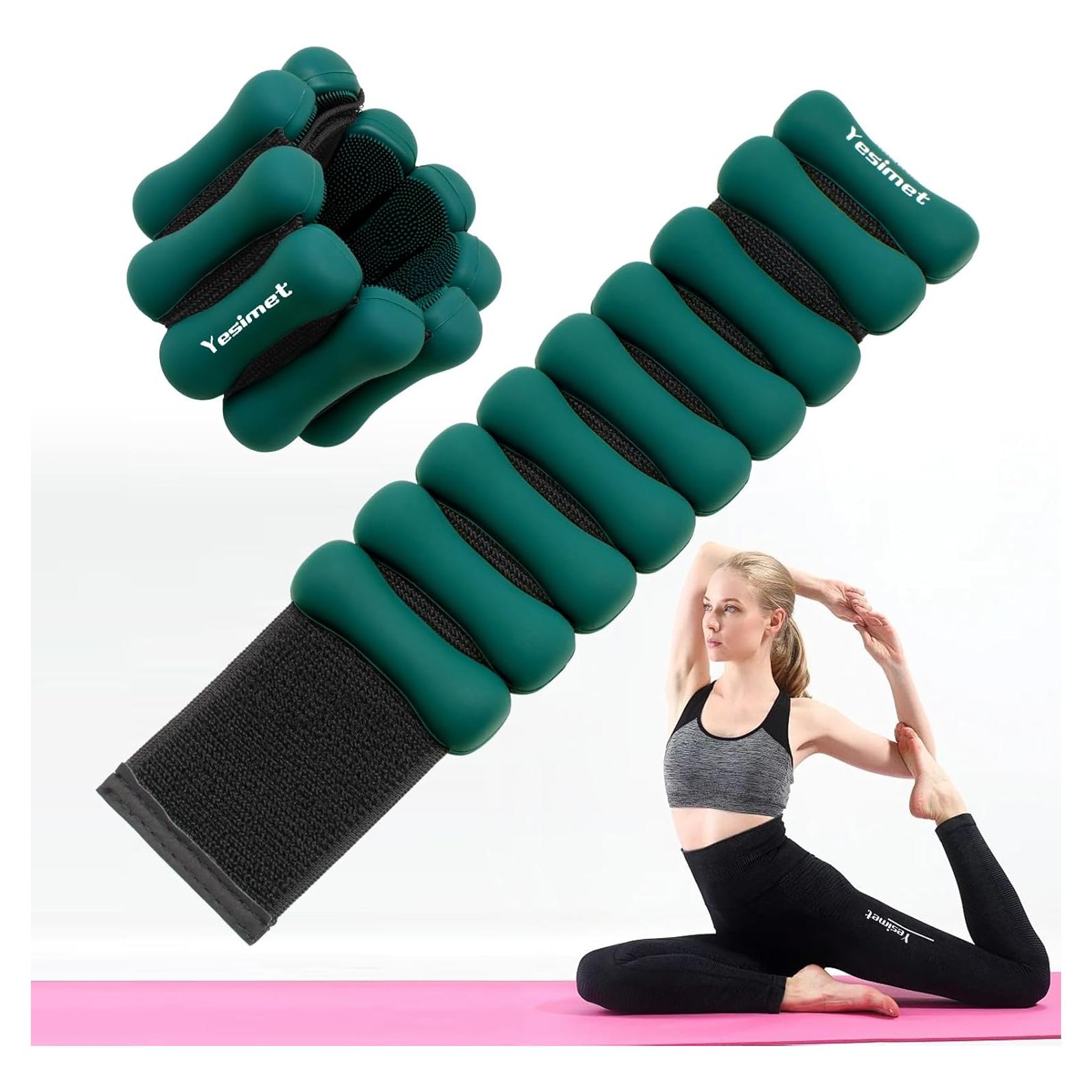 Pesas Ajustables para Muñecas y Tobillos YESIMET 0.9Kg
