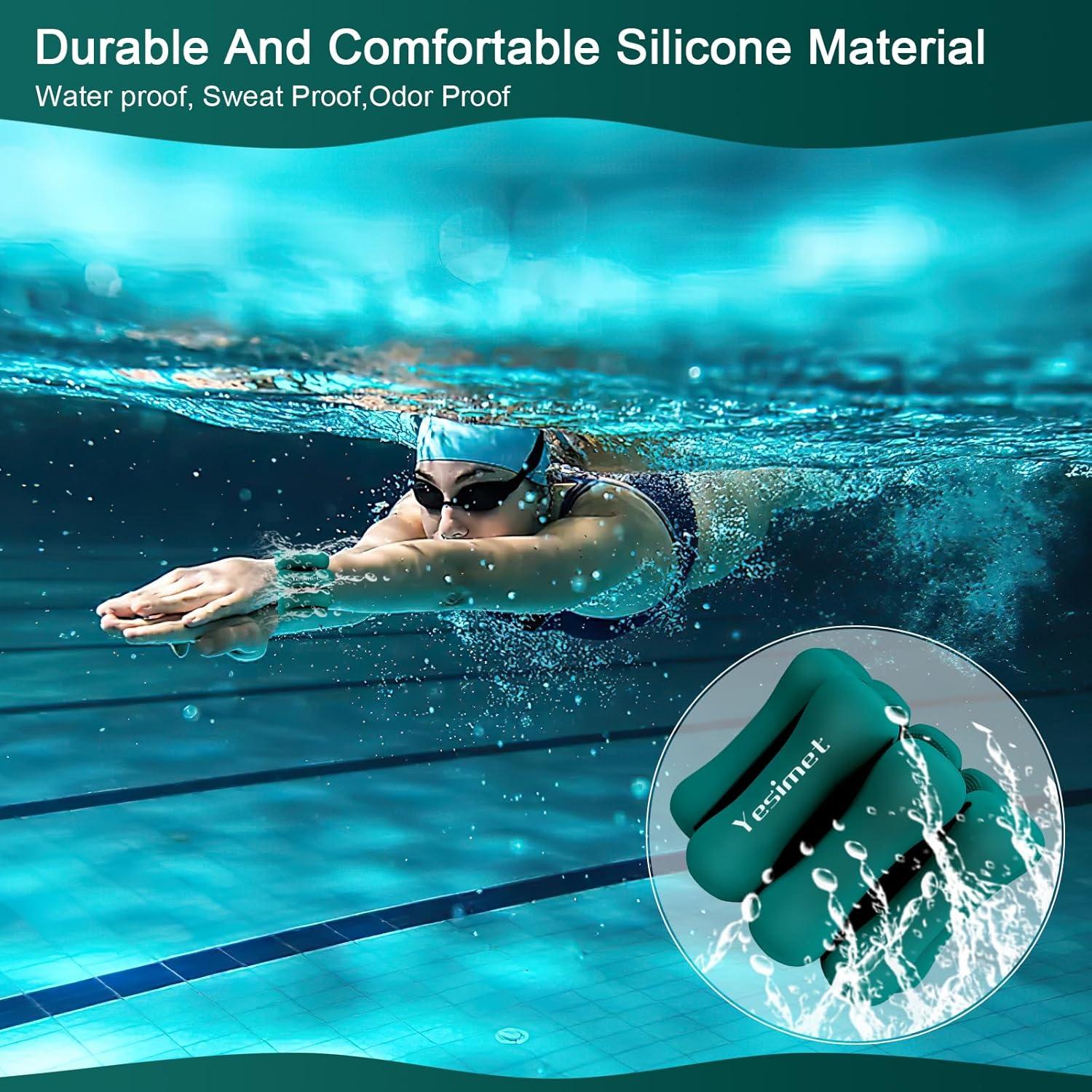 Pesas Ajustables para Muñecas y Tobillos YESIMET 0.9Kg