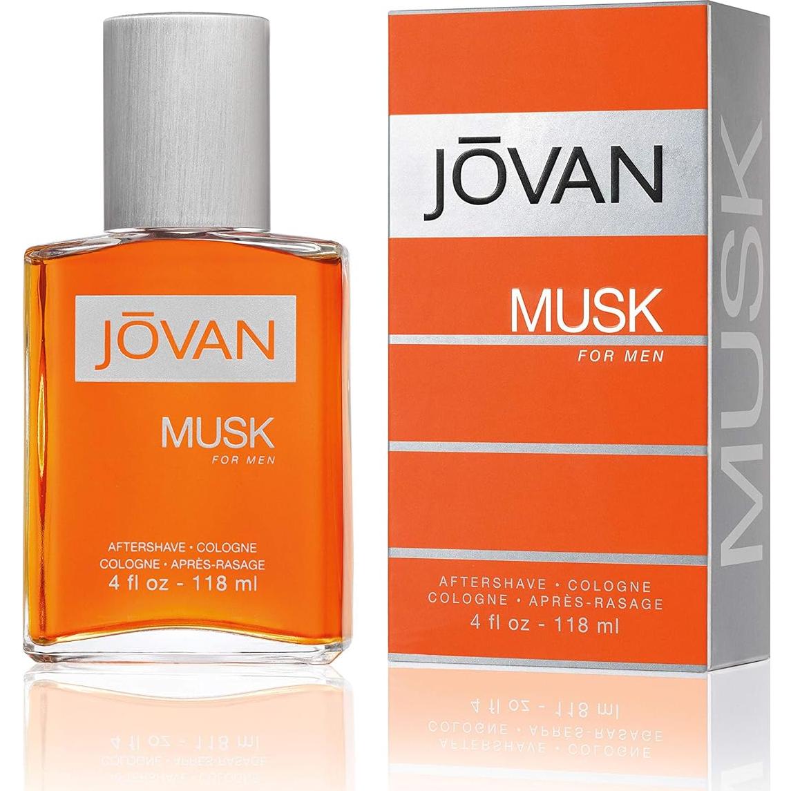 Aftershave Jovan Musk para Hombres 118 ml - Fragancia Almizcle
