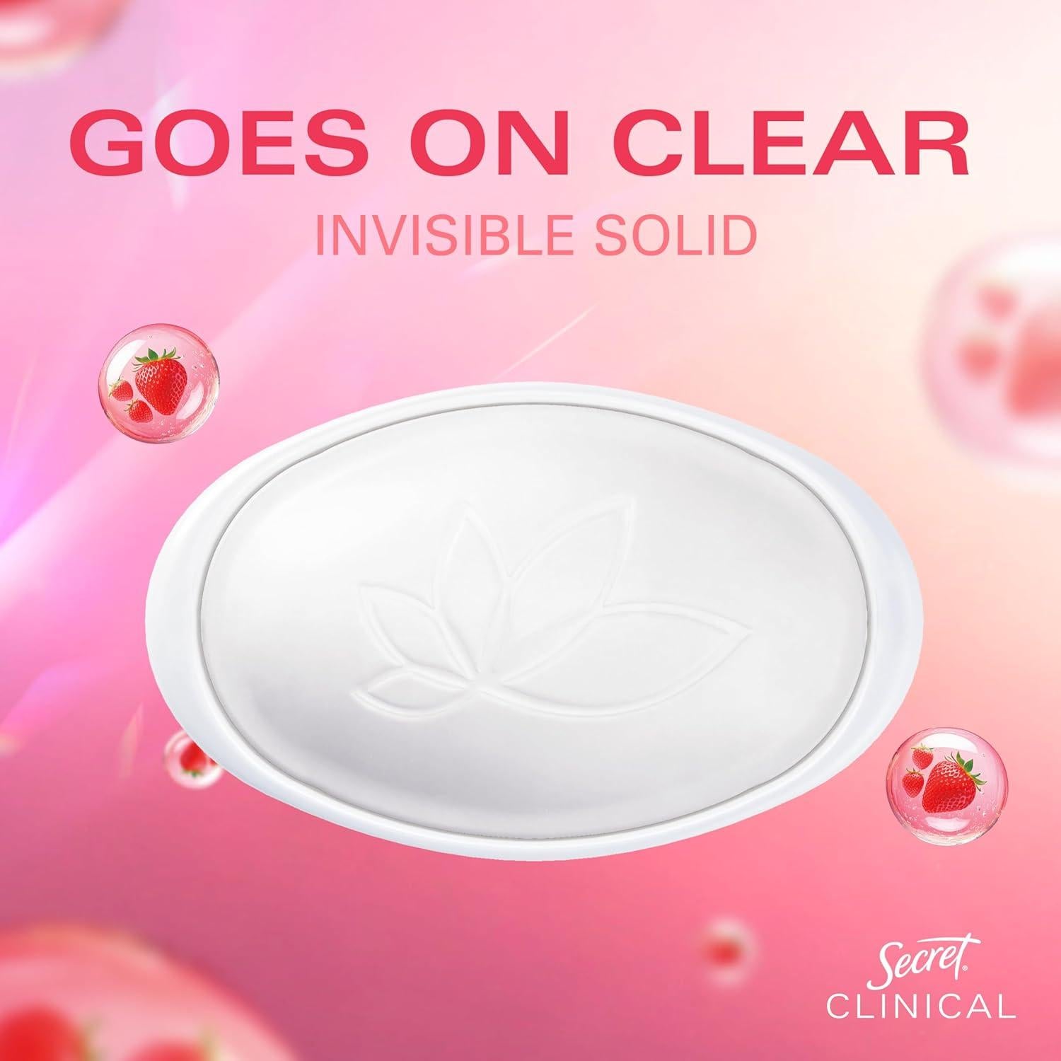 Desodorante Antitranspirante Secret Fizz de Fresa 45.36 g