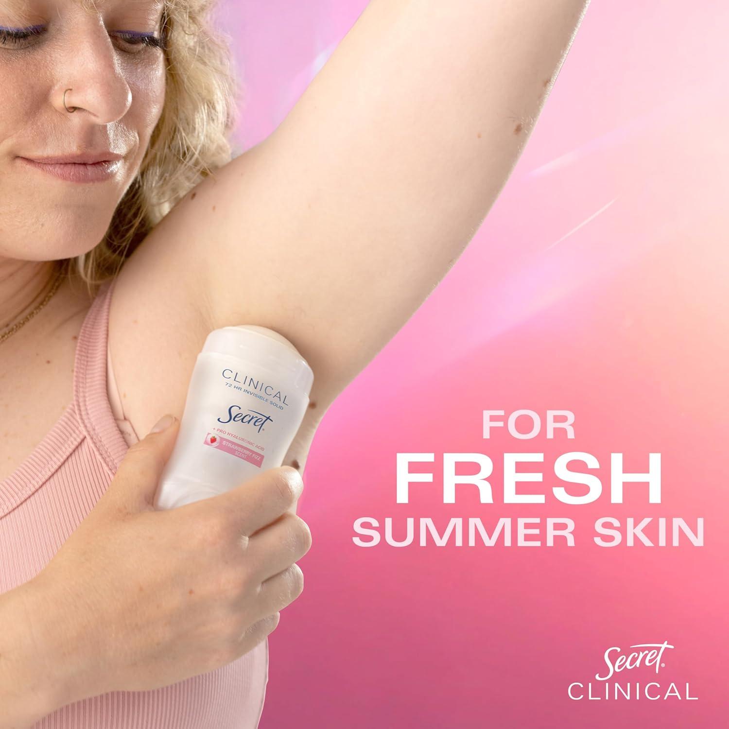 Desodorante Antitranspirante Secret Fizz de Fresa 45.36 g