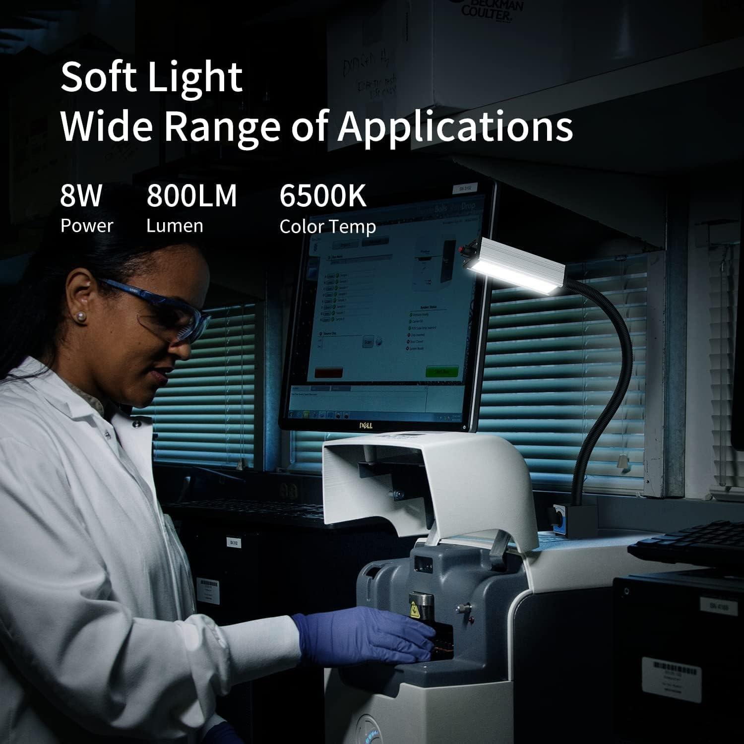 Luz de Trabajo LED XINYIQI 800 Lúmenes IP66 Magnética