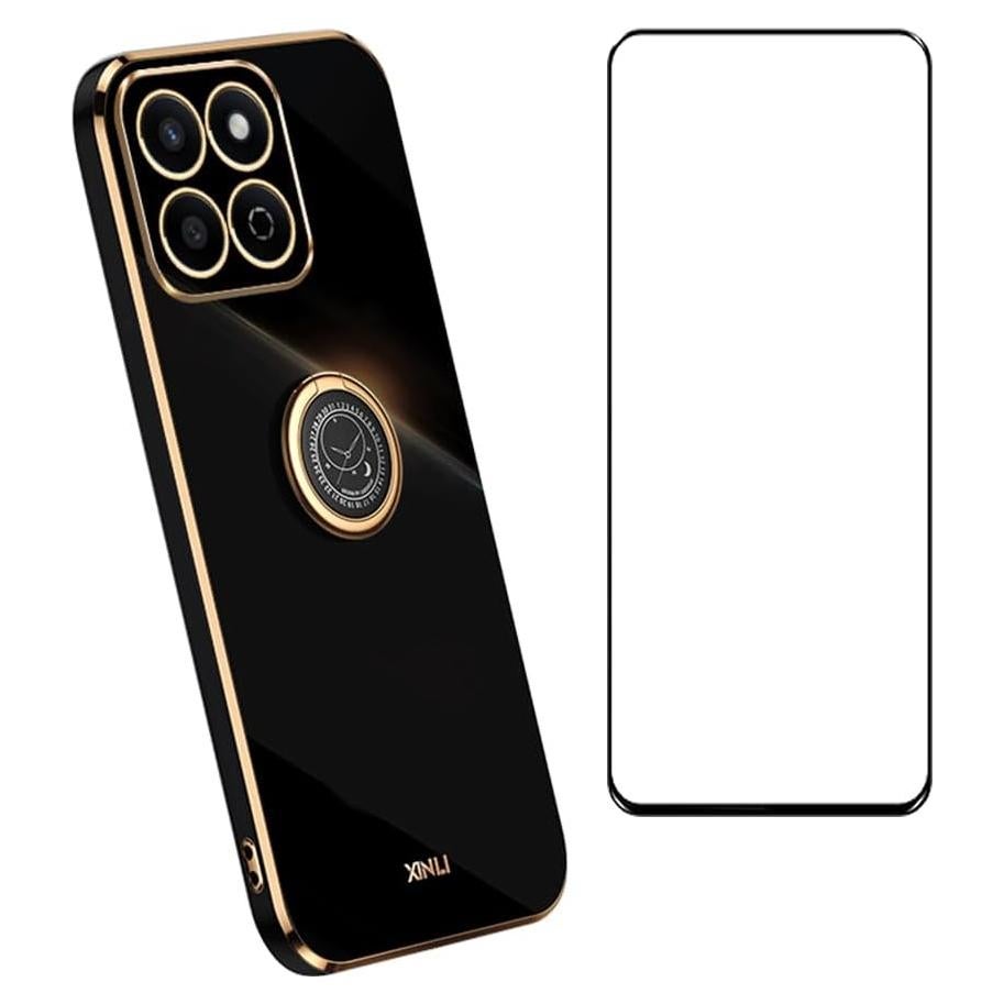 Funda TPU Slim para Huawei Honor X7C/200 con Cristal Templado