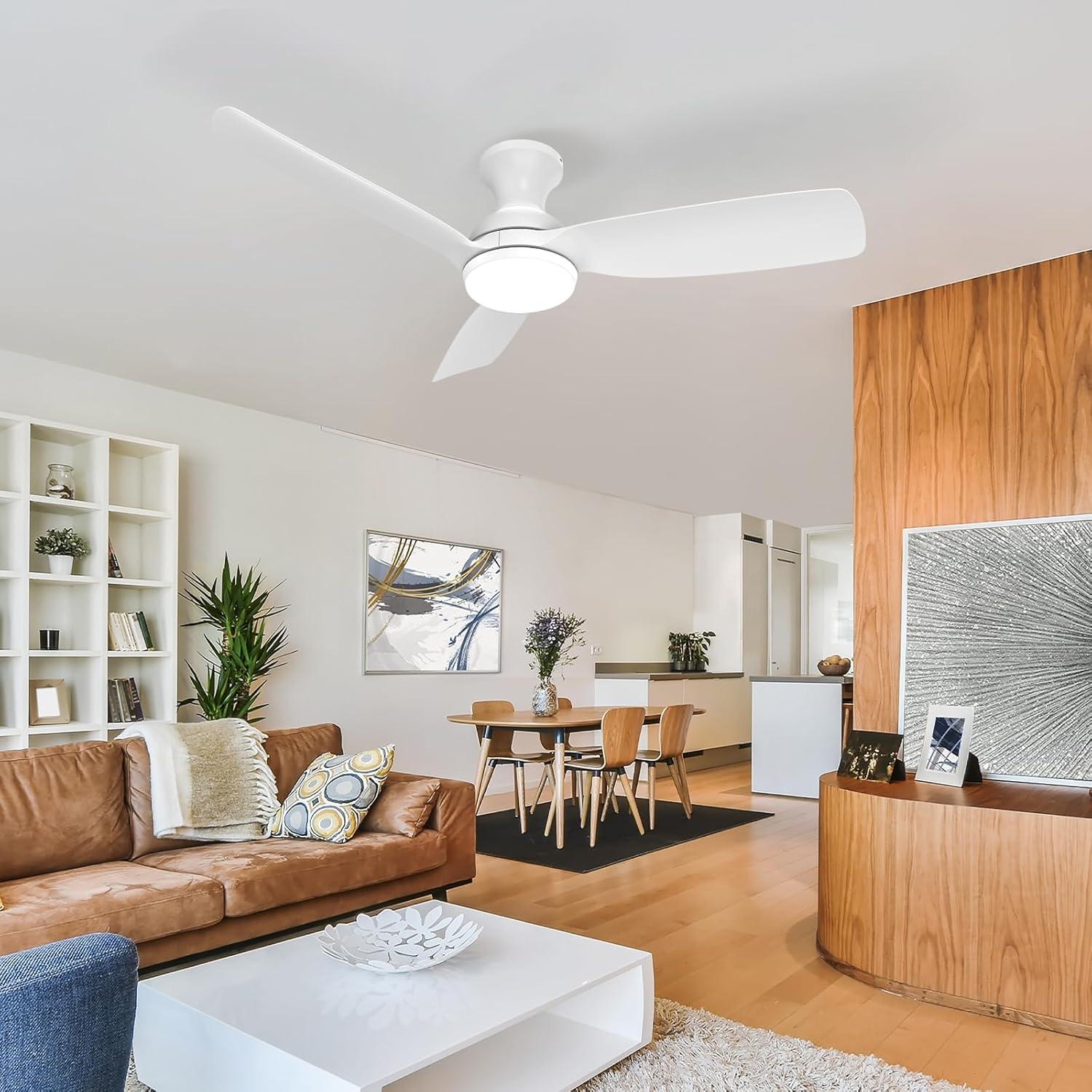 Ventilador de Techo Consciot 111 cm con Luz y Control Remoto