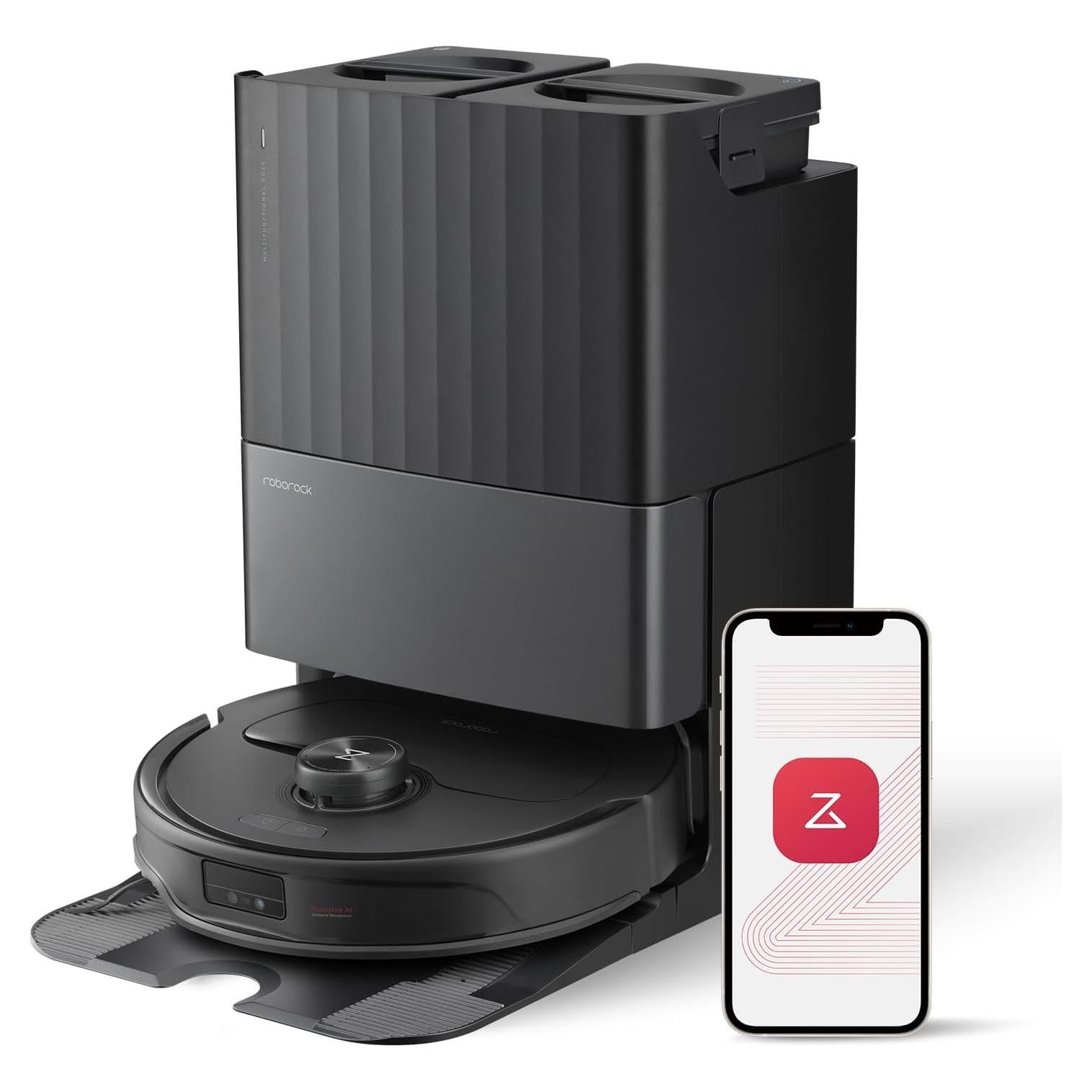 Aspiradora Robot Roborock Qrevo Master 10000Pa Negro