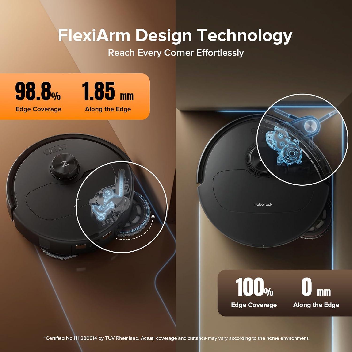 Aspiradora Robot Roborock Qrevo Master 10000Pa Negro