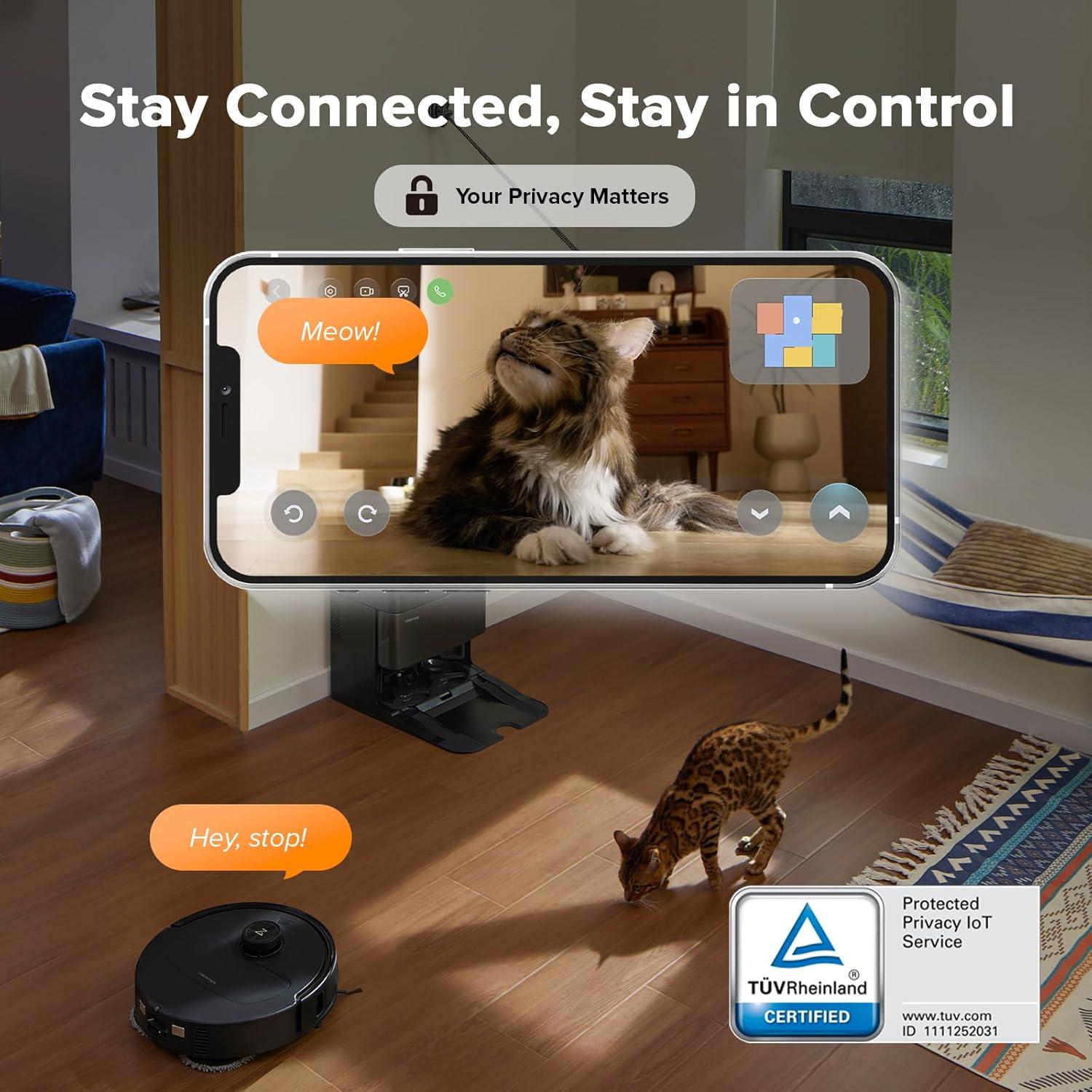 Aspiradora Robot Roborock Qrevo Master 10000Pa Negro